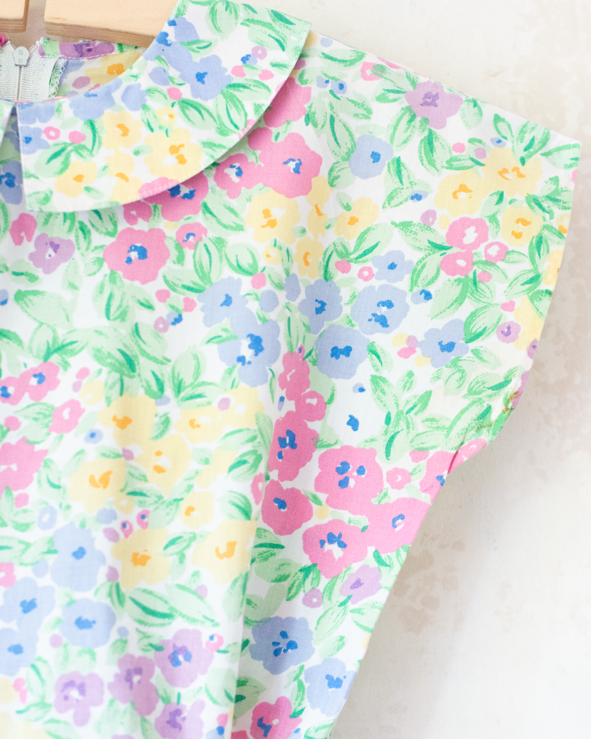 Floral dress with bow ties at the waist | 3-4 years