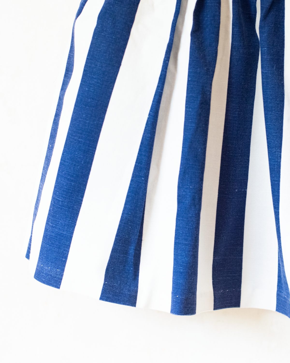 Striped dress with embroidered fish | From the 60s in France | 4-5 years