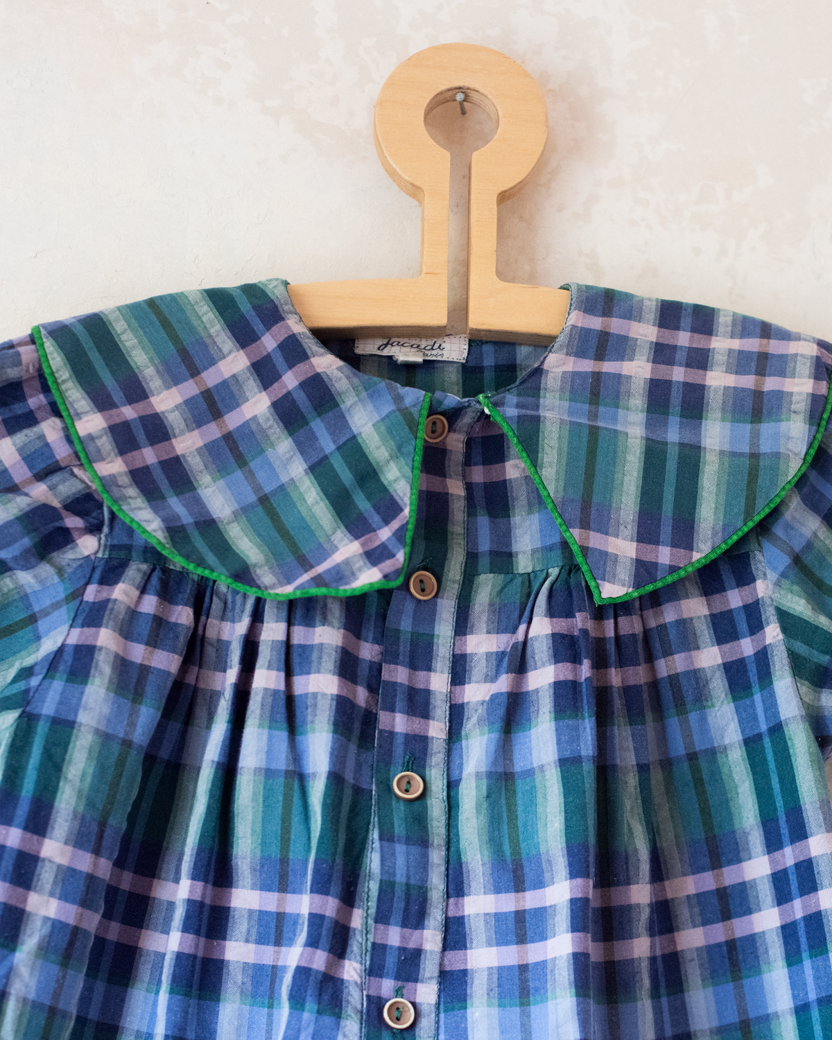 Jacadi checked colorful overalls | 18-24 months