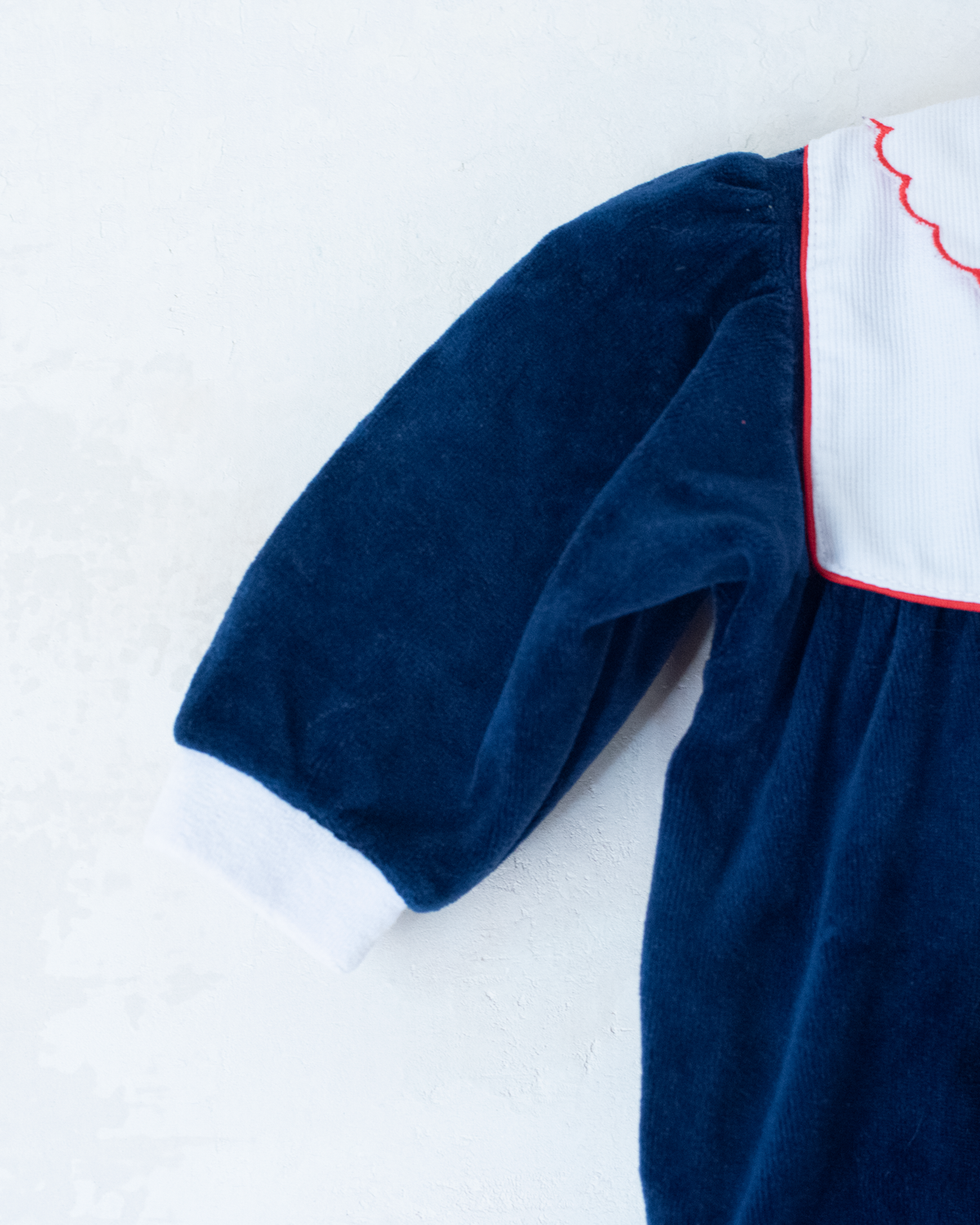 Velvet jumpsuit with beetles | 3-6 months