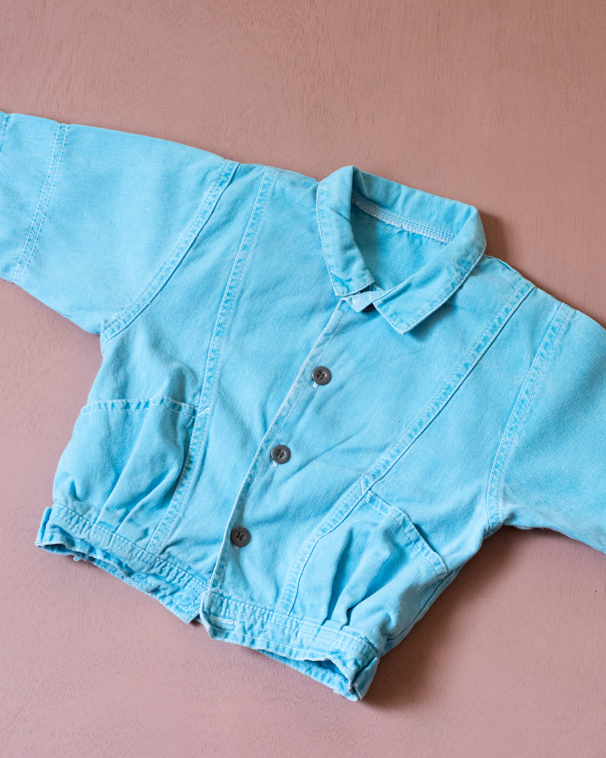 Yves Saint Laurent Circus Print Denim Jacket | 12-18 Months