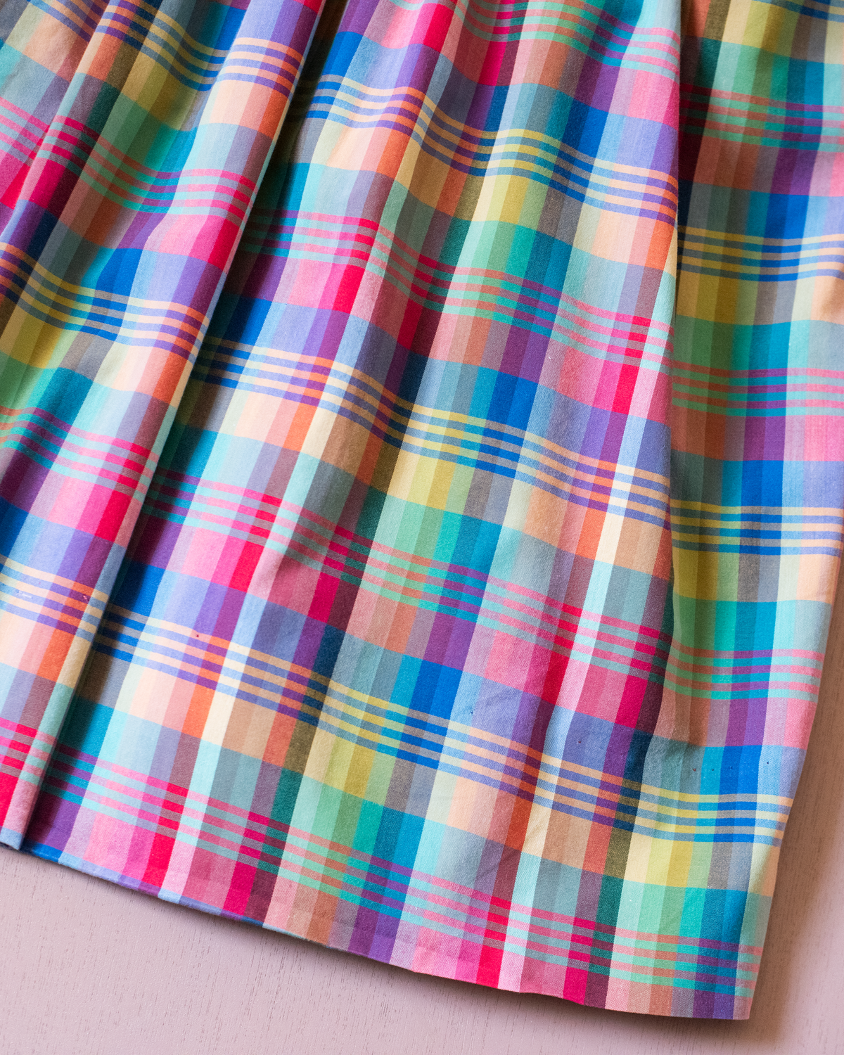 Colorful checkered dress | 6-7 years
