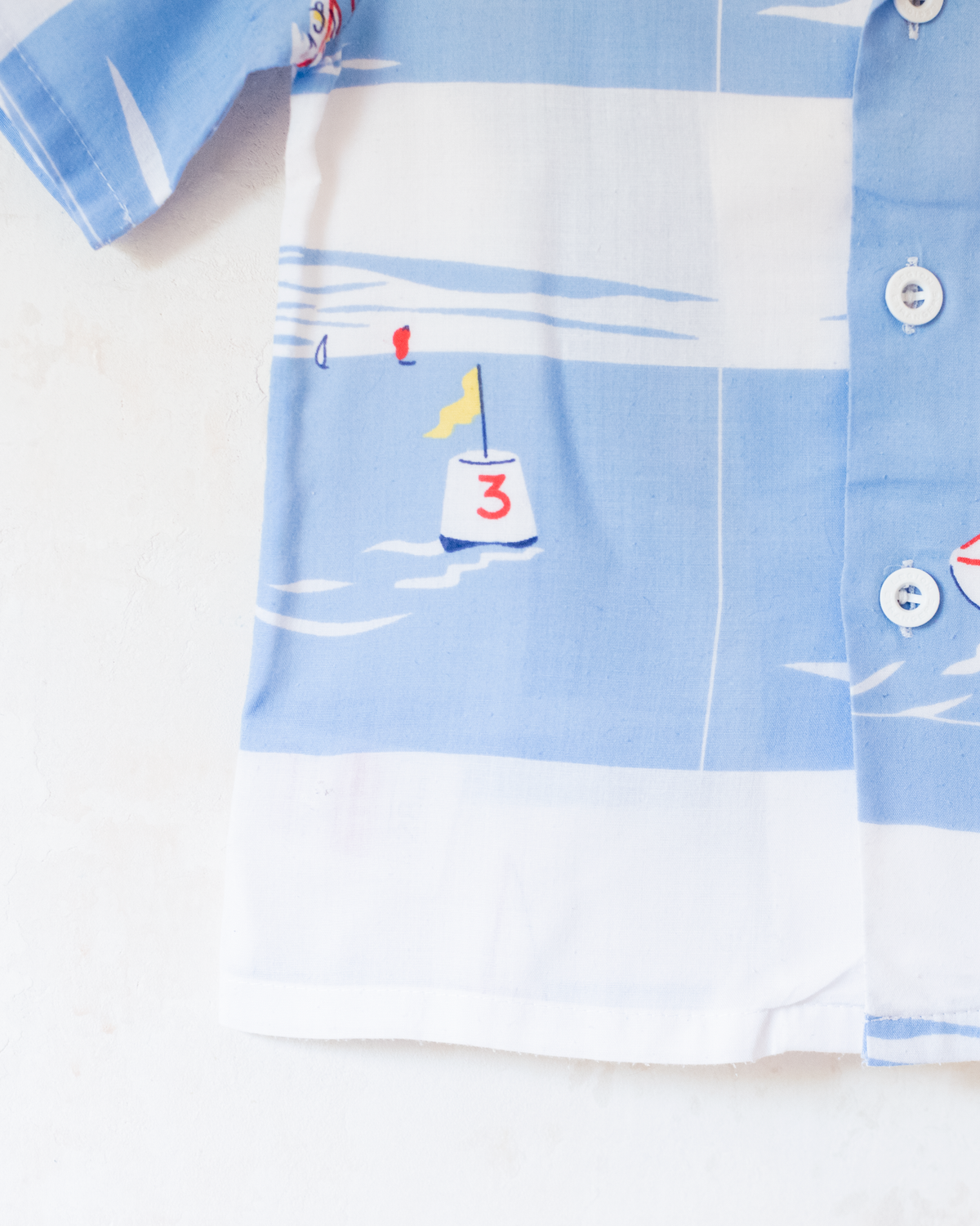 Button-down shirt with sailboat | 2-3 years