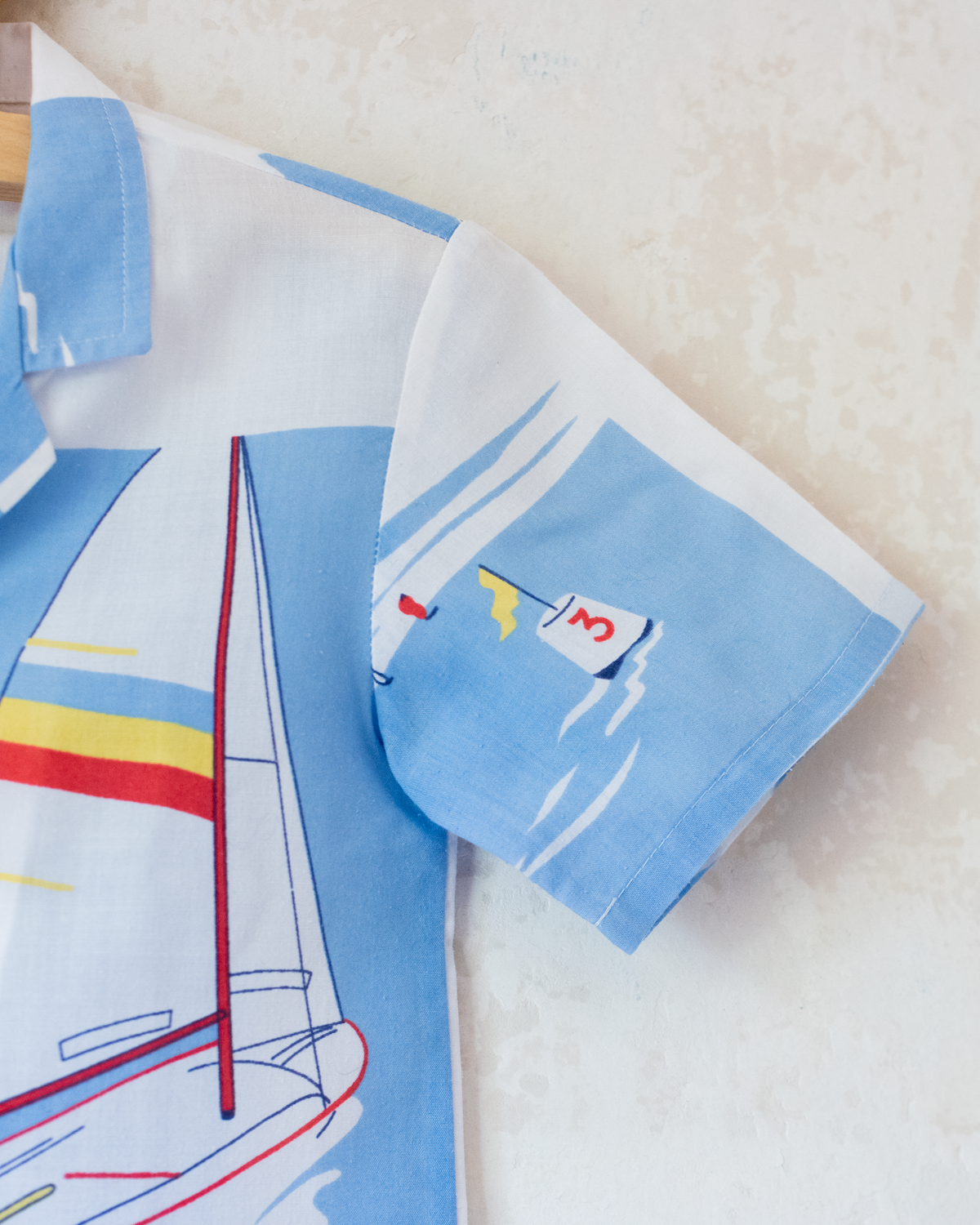 Button-down shirt with sailboat | 2-3 years