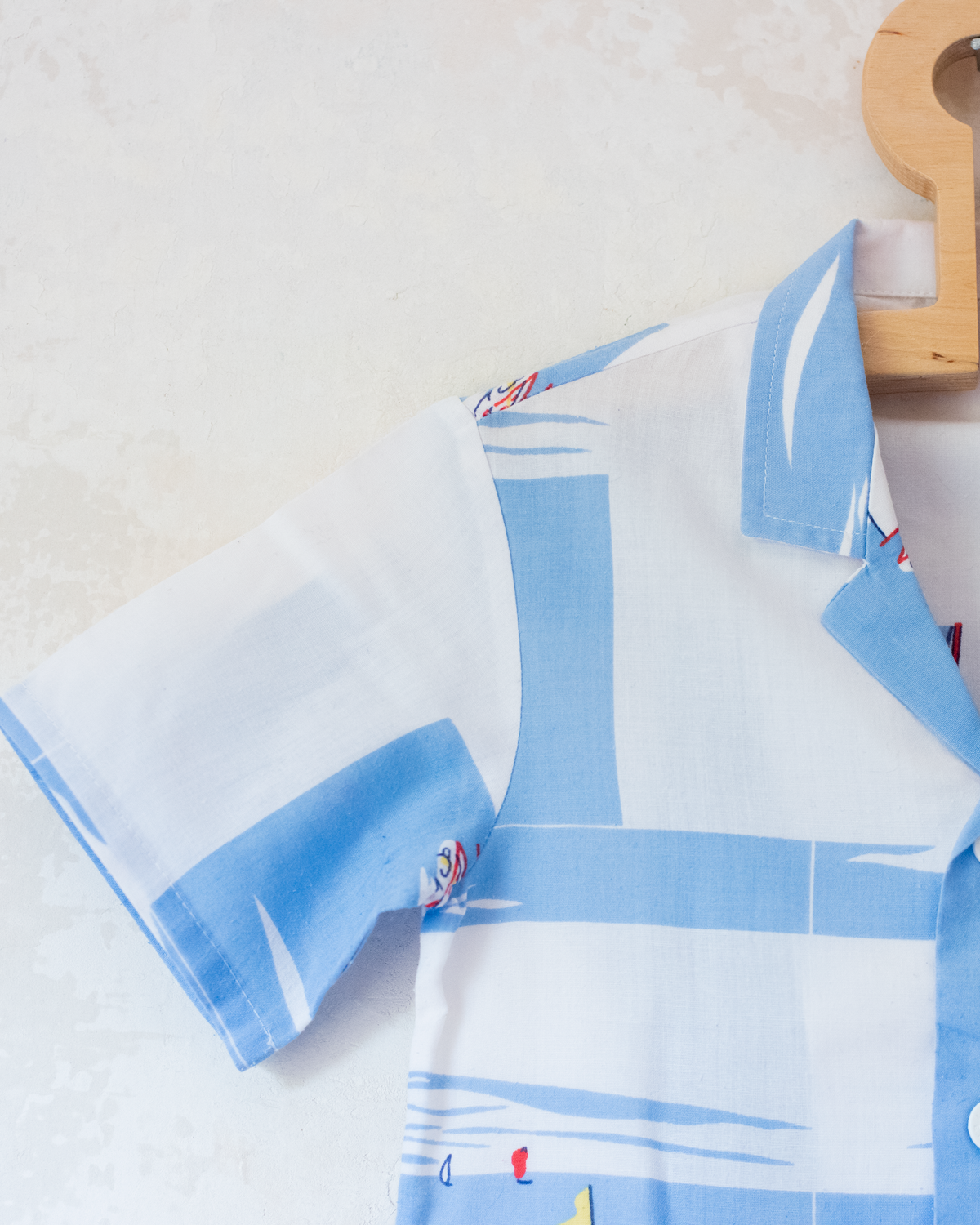 Button-down shirt with sailboat | 2-3 years