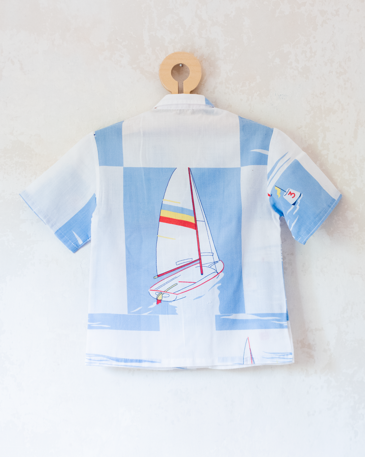 Button-down shirt with sailboat | 2-3 years