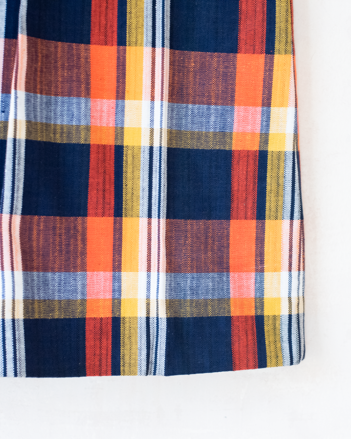 70s Plaid Long Pants | 10-11 Years