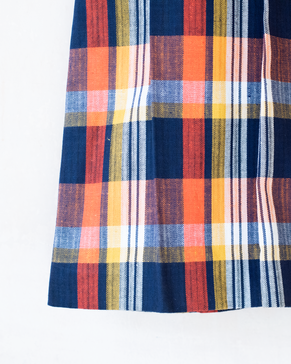 70s Plaid Long Pants | 10-11 Years