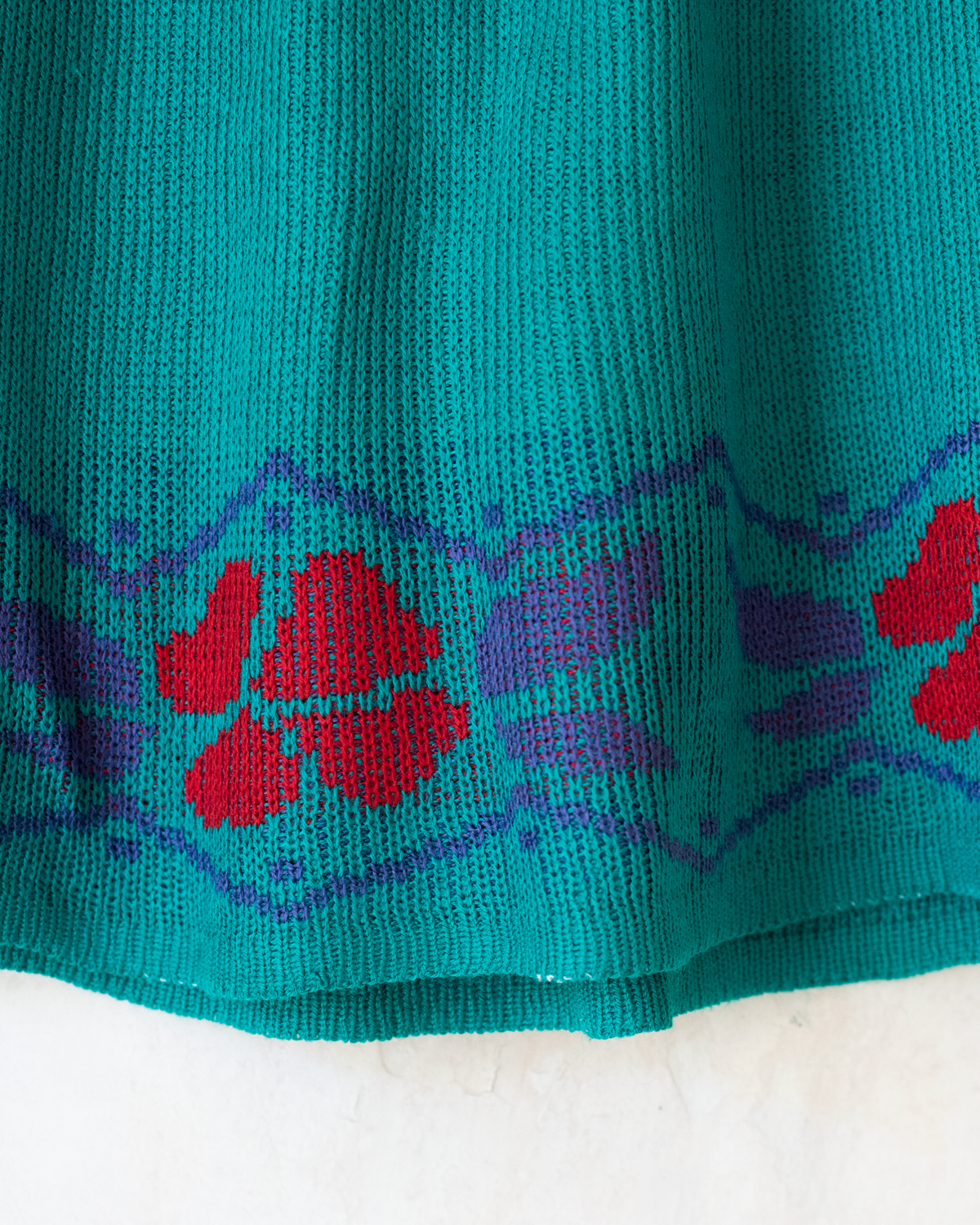 Green winter set with flowers | 6-7 years