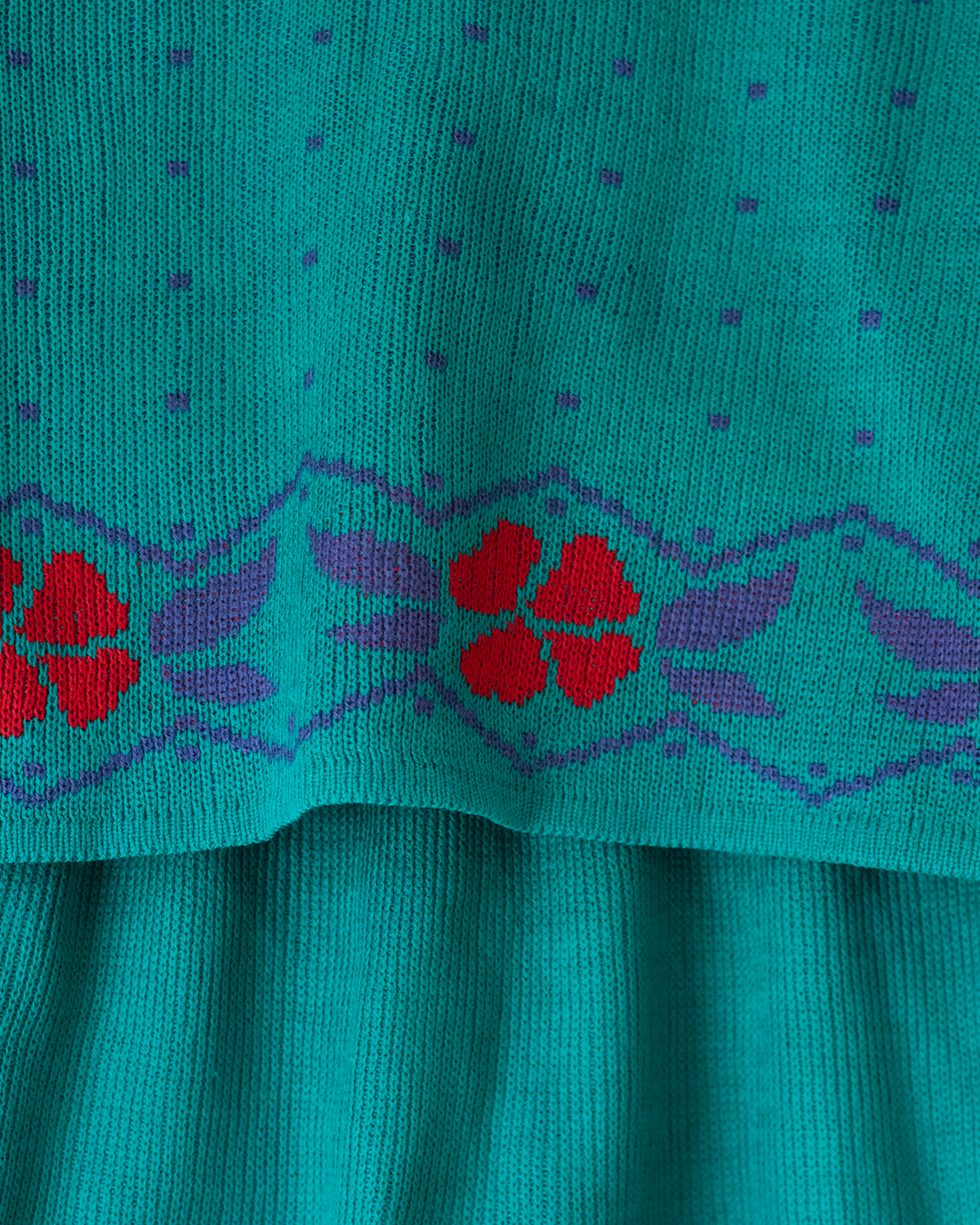 Green winter set with flowers | 6-7 years