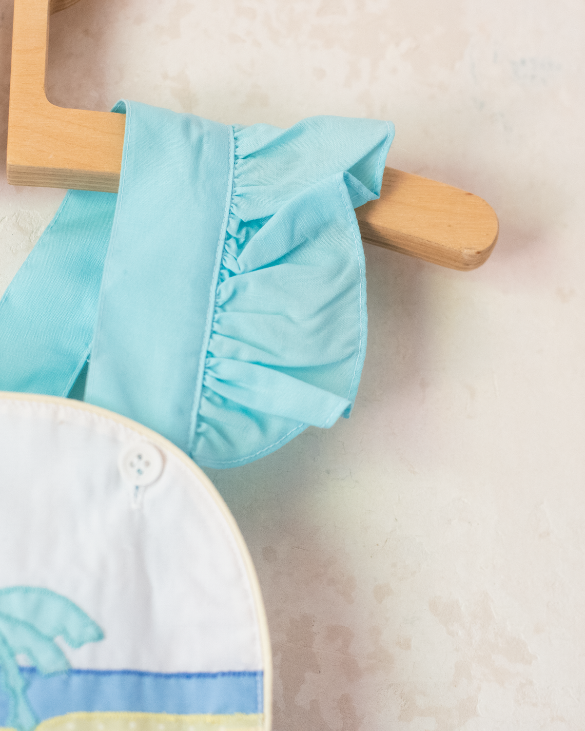 Summer Embroidered Blue Romper | 6-9 Months