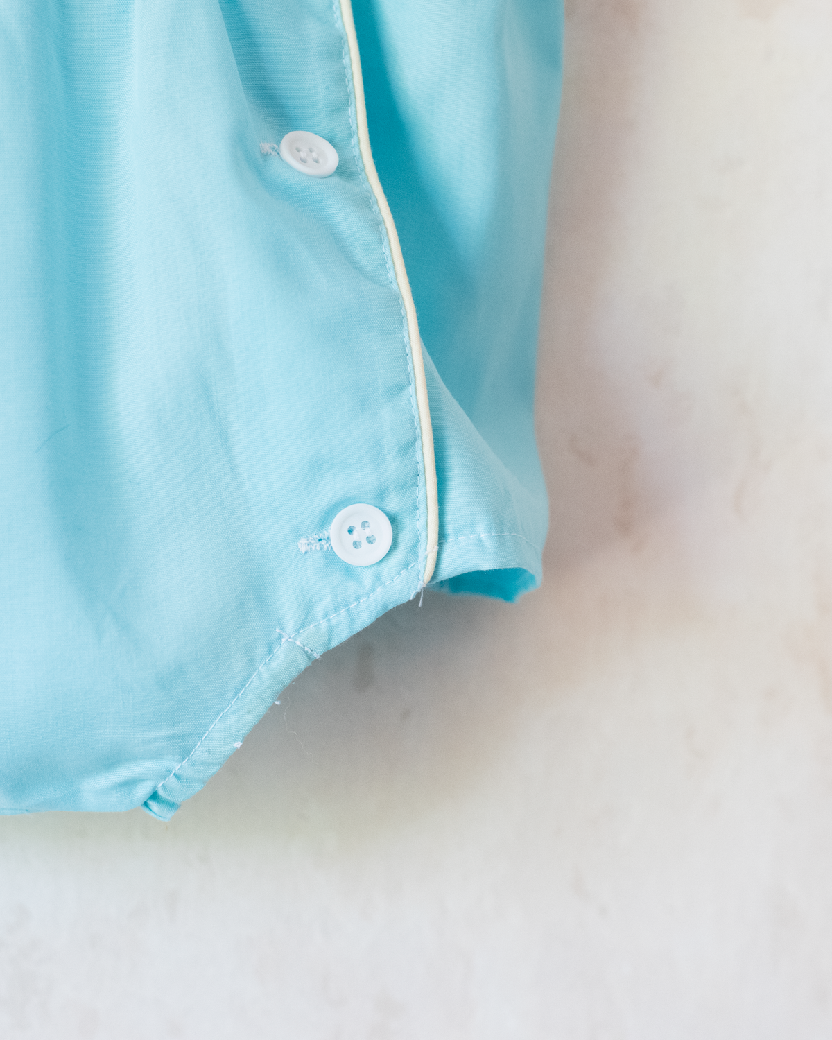 Summer Embroidered Blue Romper | 6-9 Months