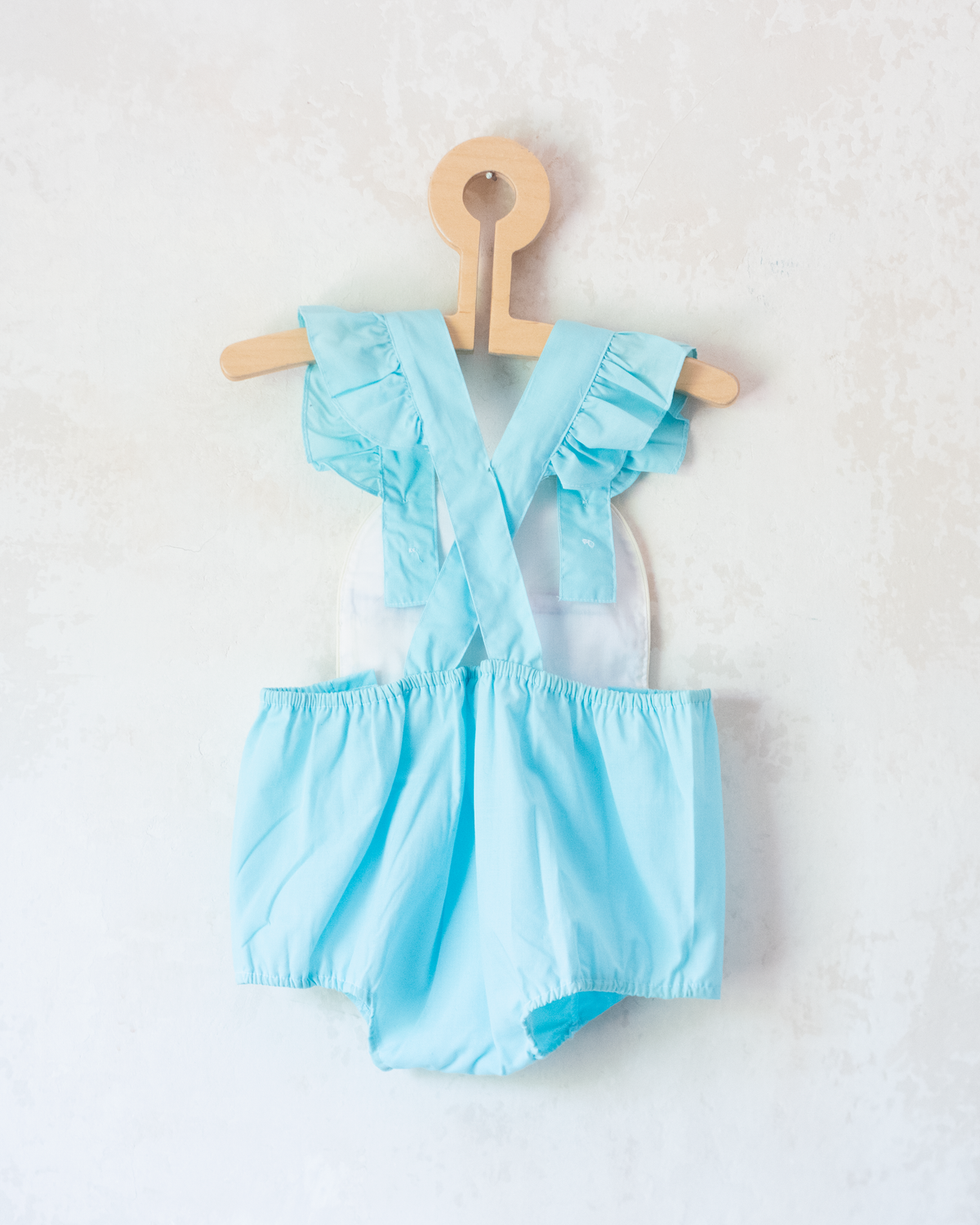 Summer Embroidered Blue Romper | 6-9 Months