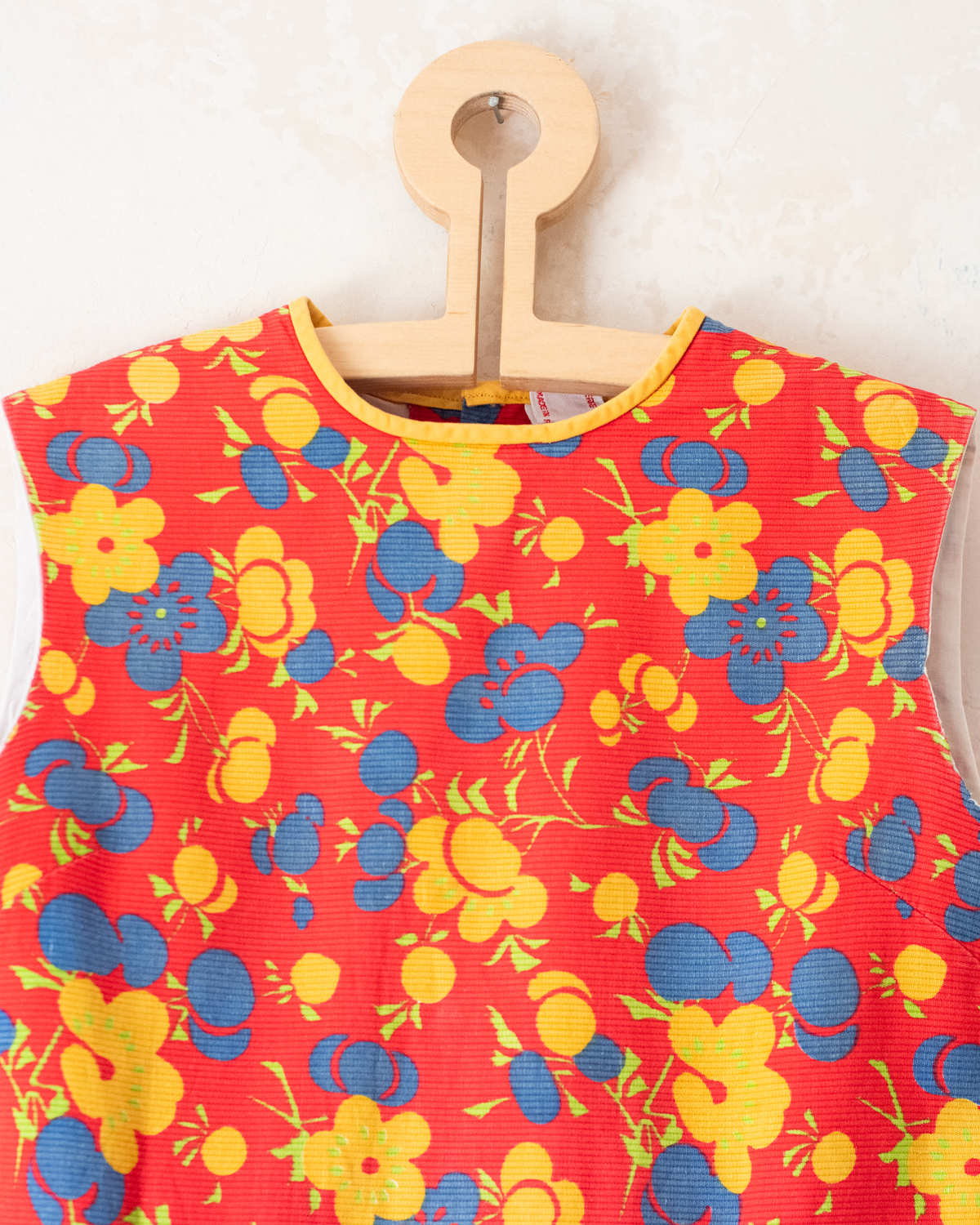 Colorful floral dress from the seventies | 7-8 years