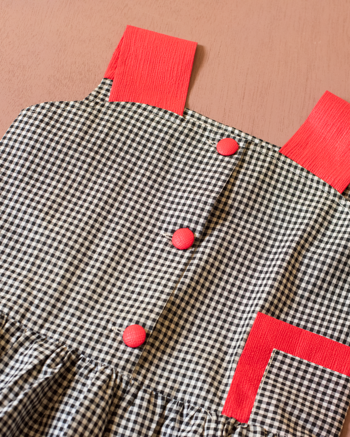 French Plaid Dress | Deadstock from the 70s | 3-4 Years