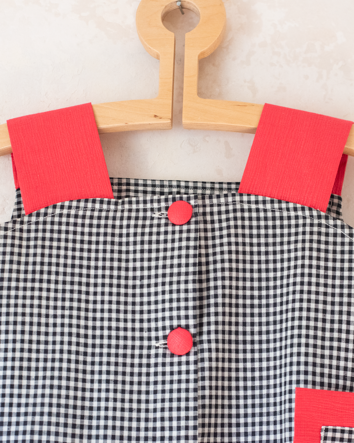 French Plaid Dress | Deadstock from the 70s | 3-4 Years