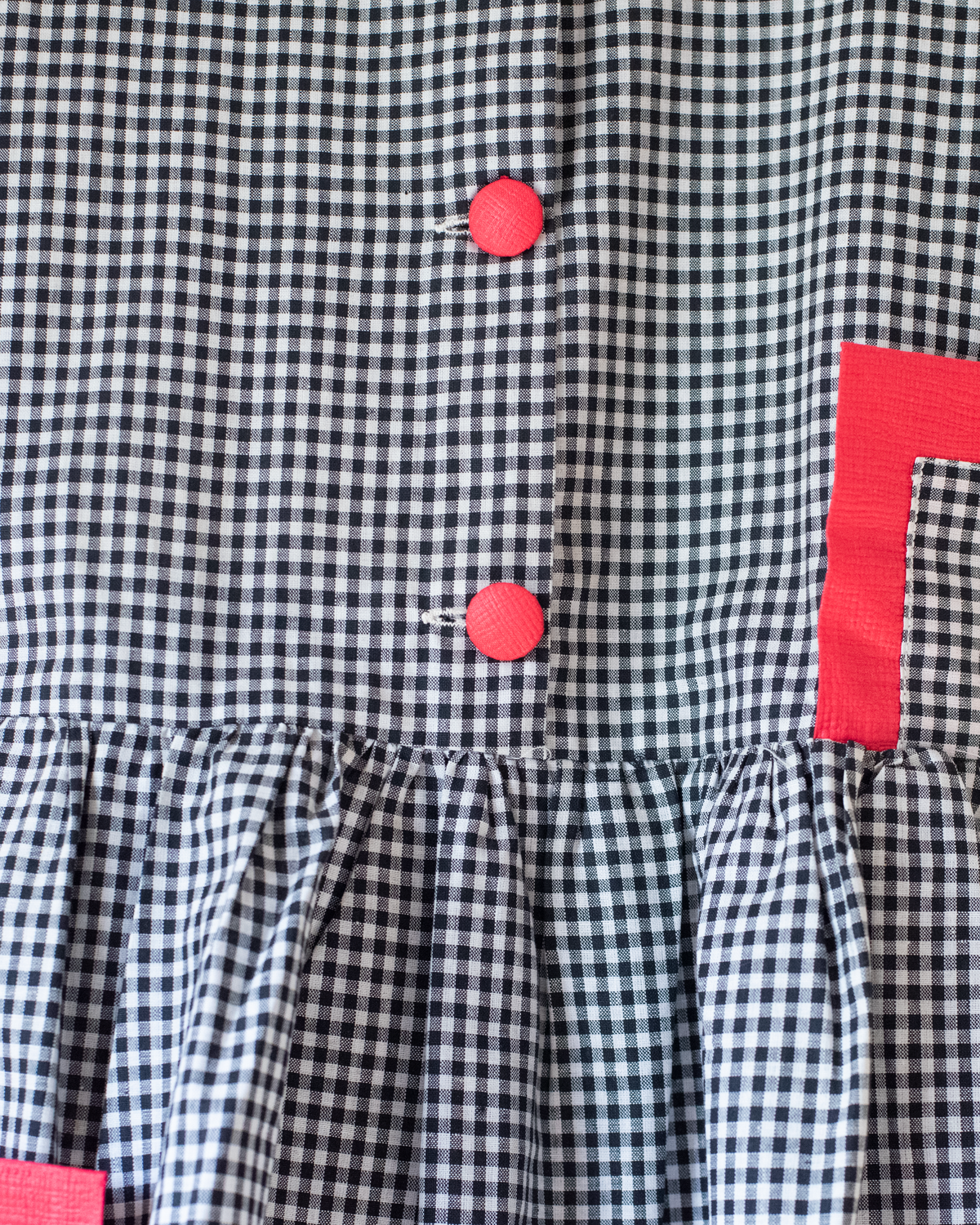 French Plaid Dress | Deadstock from the 70s | 3-4 Years