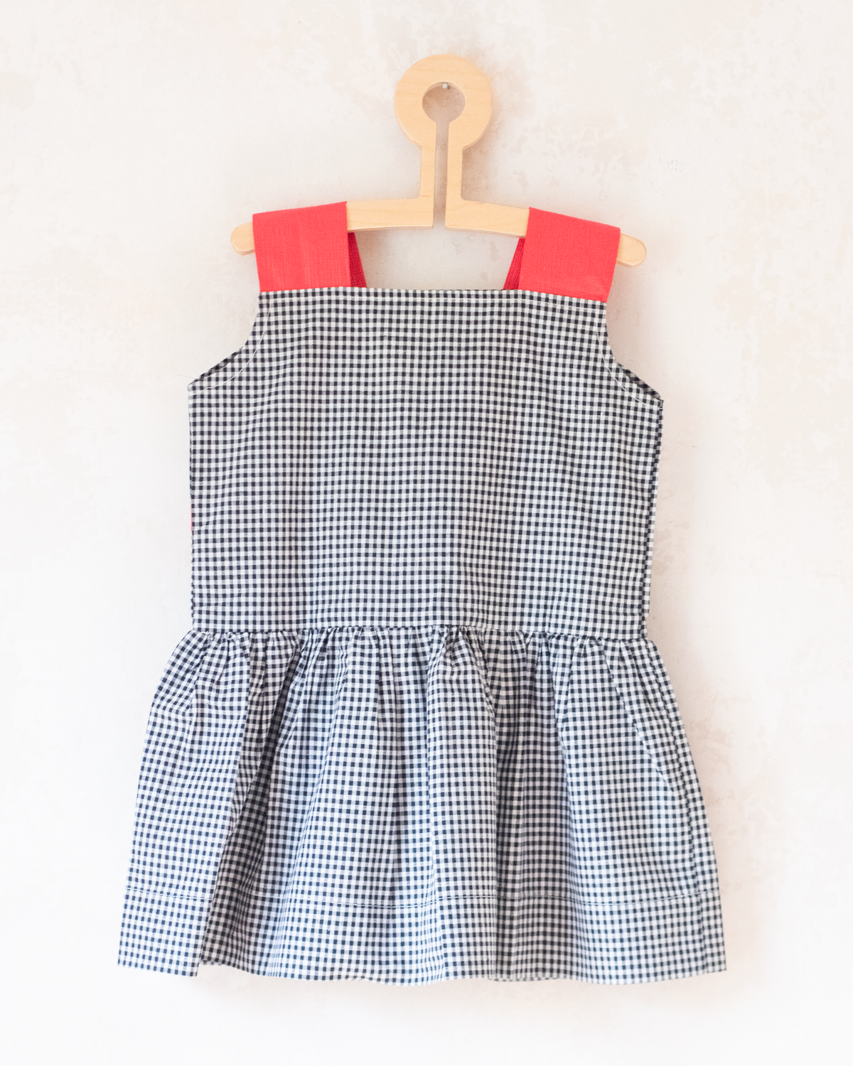 French Plaid Dress | Deadstock from the 70s | 3-4 Years