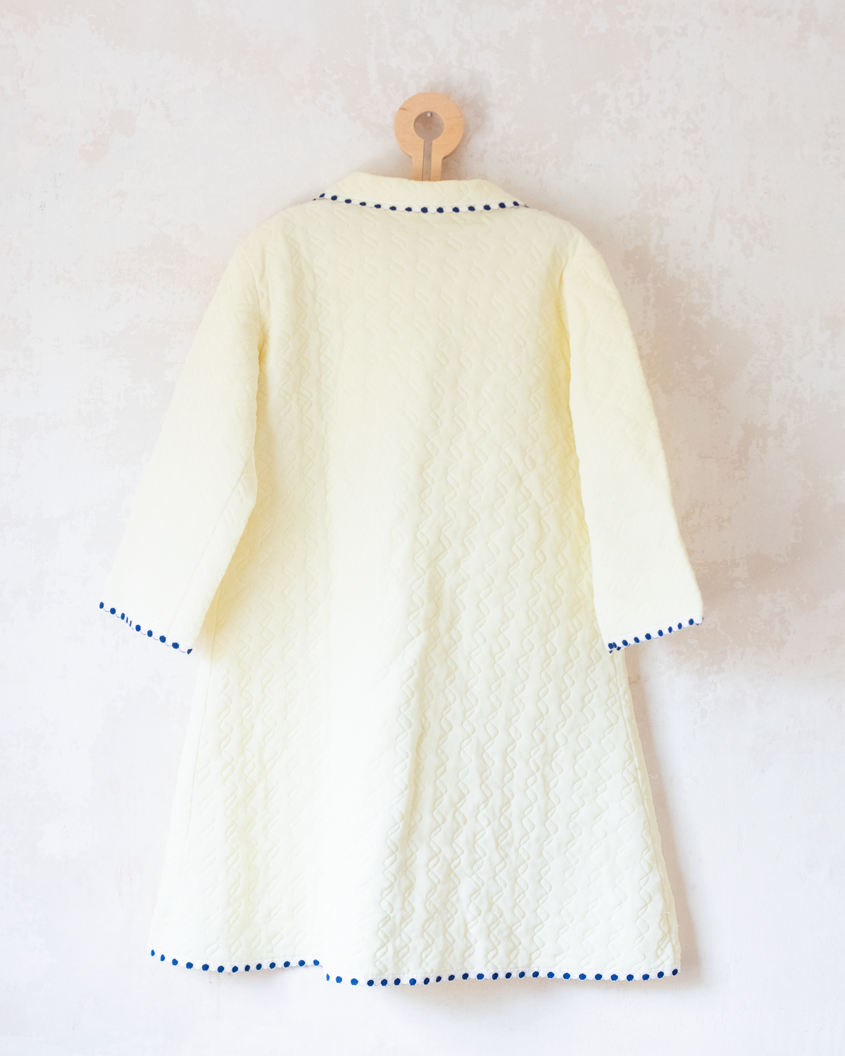 Bright yellow quilted jacket from the 70s | 8-10 years