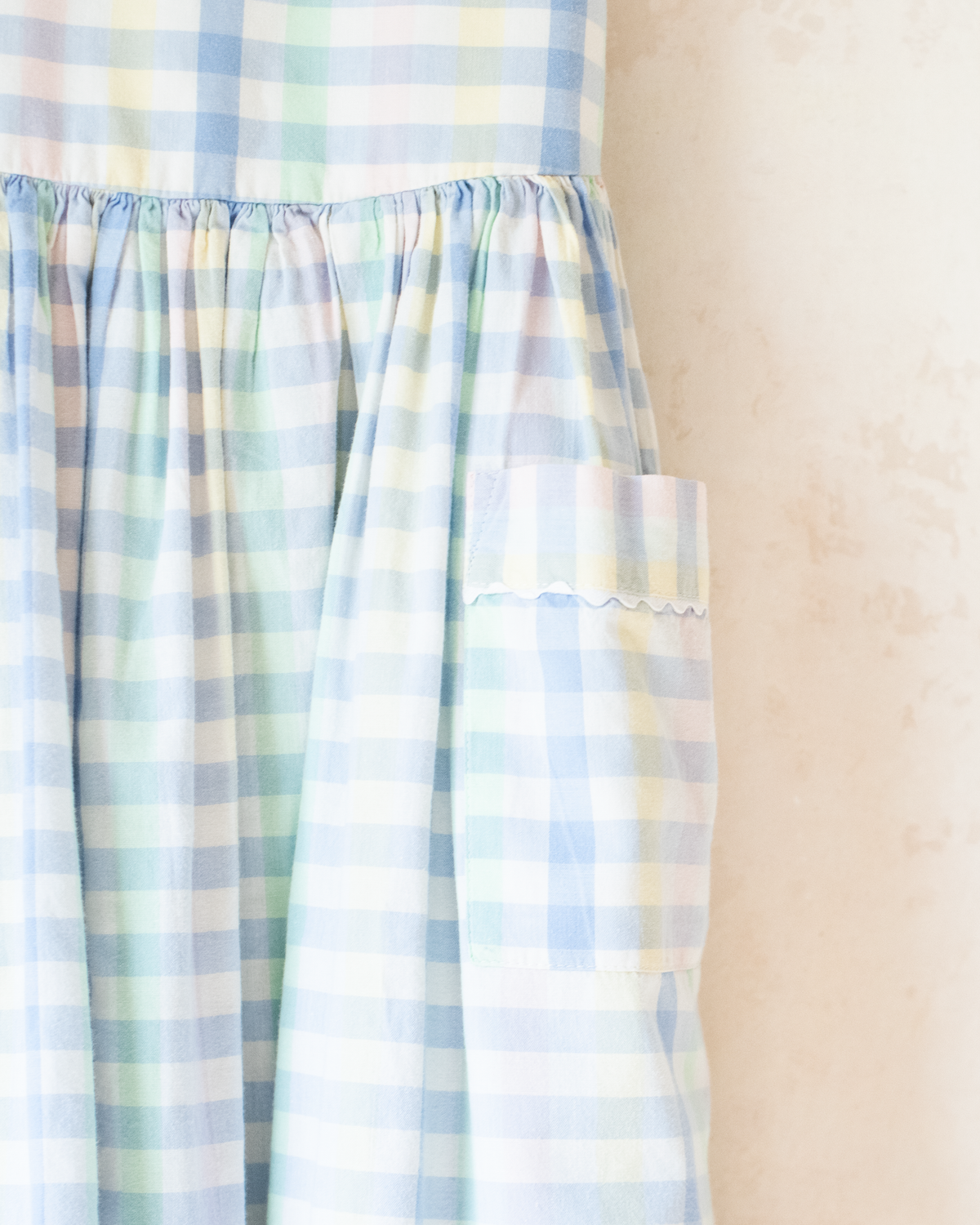 Plaid dress in pastel shades | Ages 7-8
