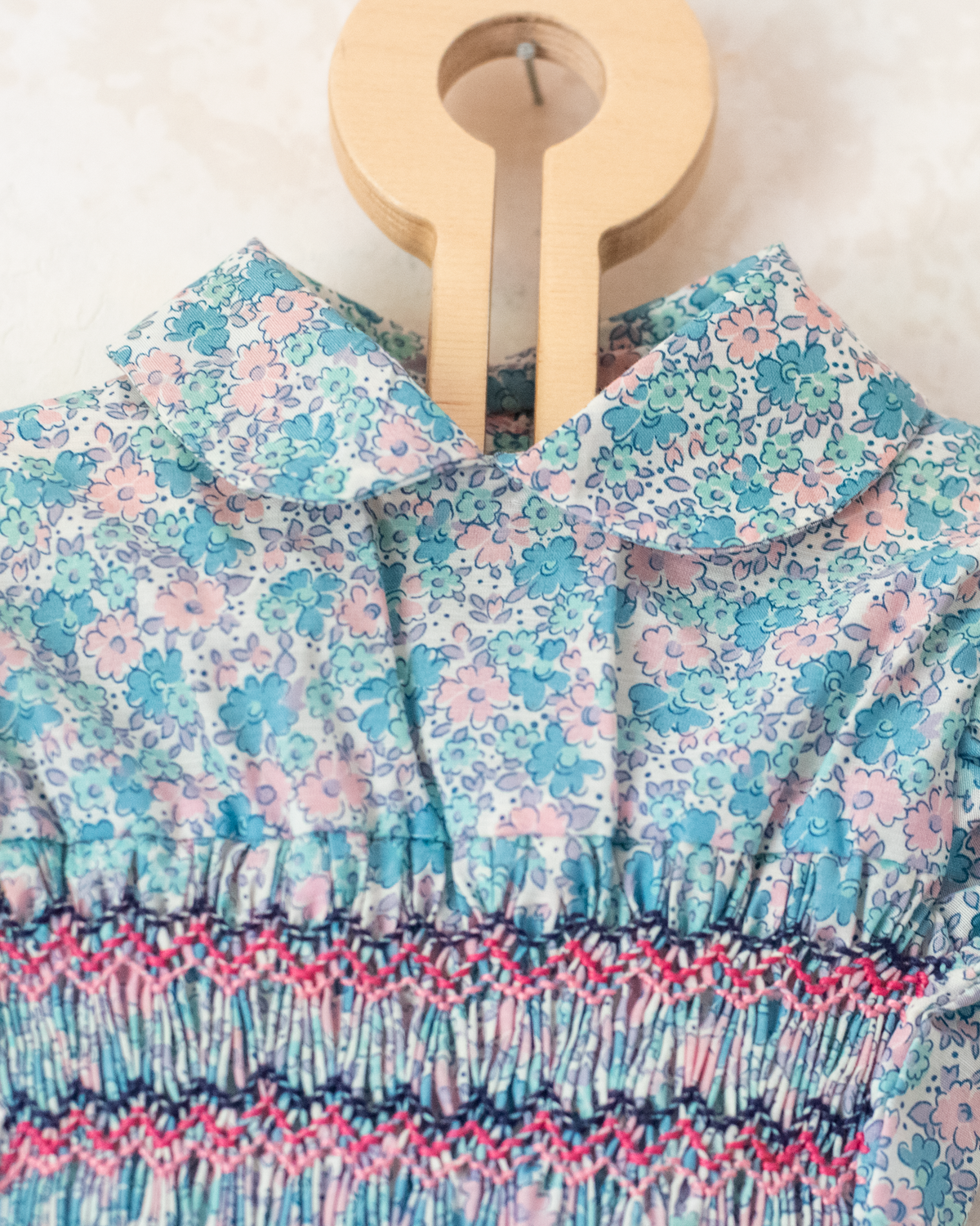 Floral dress with embroidery | Deadstock Spanish | 9-12 months