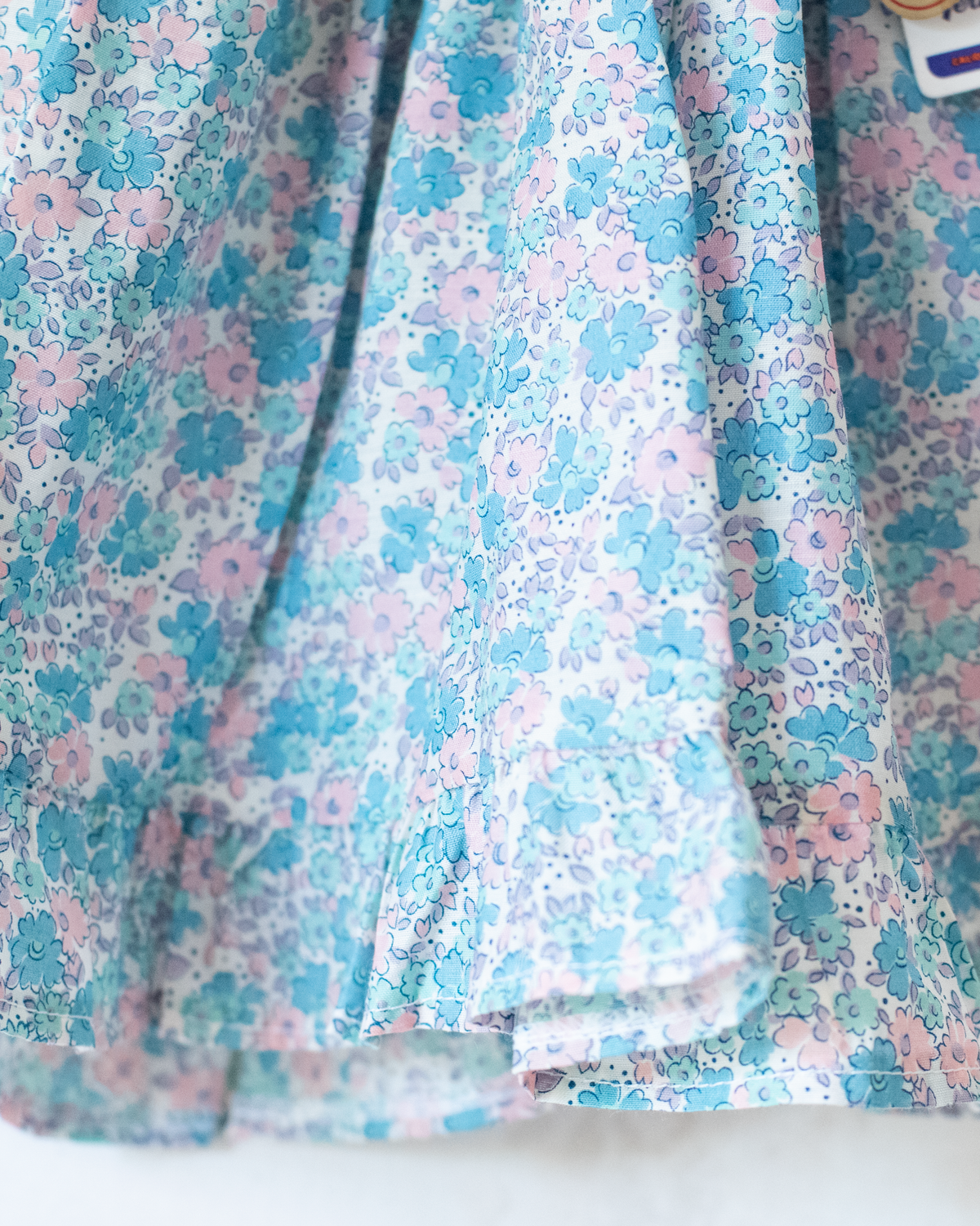 Floral dress with embroidery | Deadstock Spanish | 9-12 months