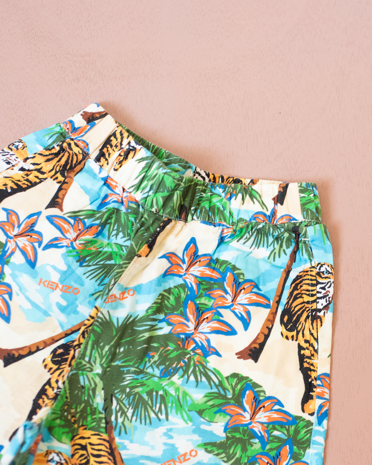 Kenzo floral tiger shorts | 4-5 years