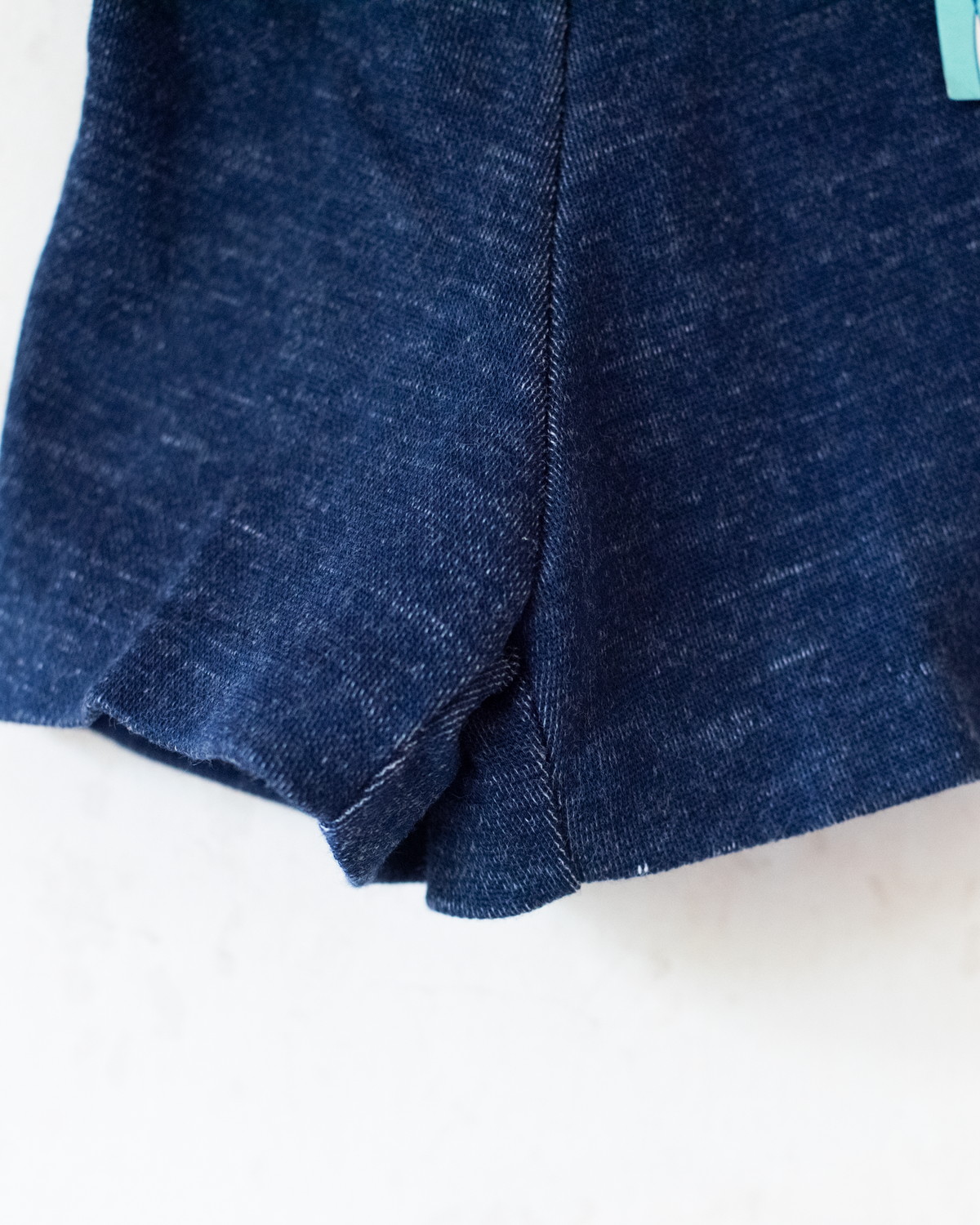Blue overalls with embroidered yellow fish | Spanish deadstock from the 70s | 3-6 months