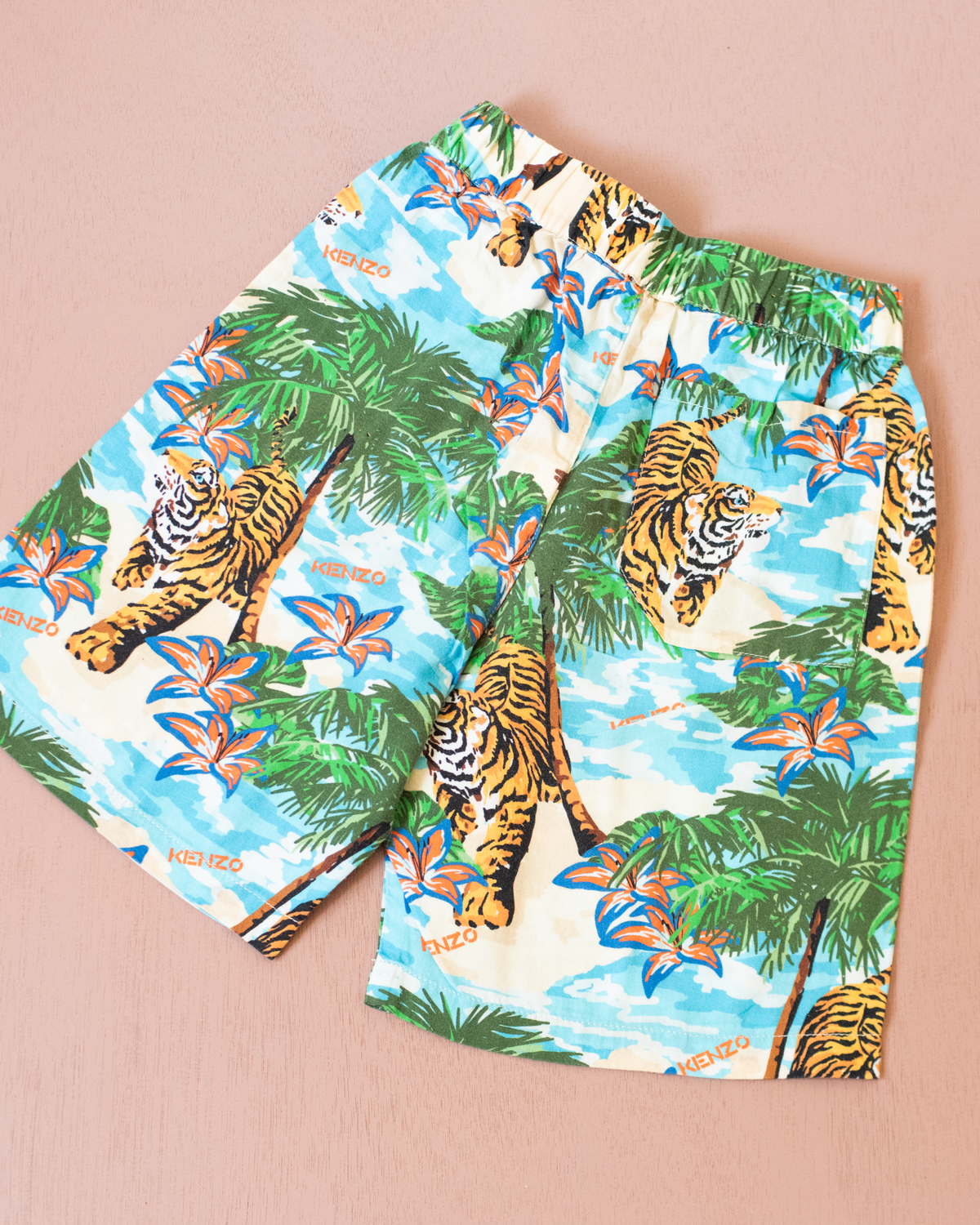 Kenzo floral tiger shorts | 4-5 years