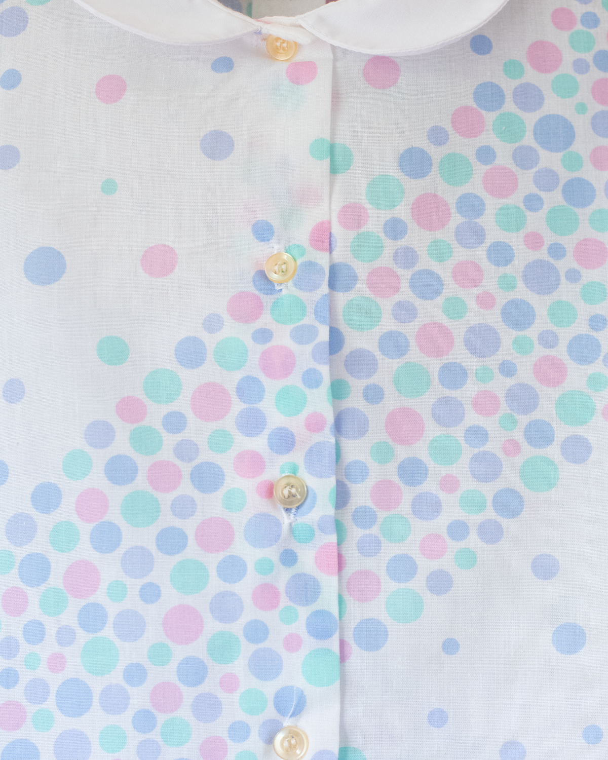 Button-down shirt with pastel dots | 4-5 years