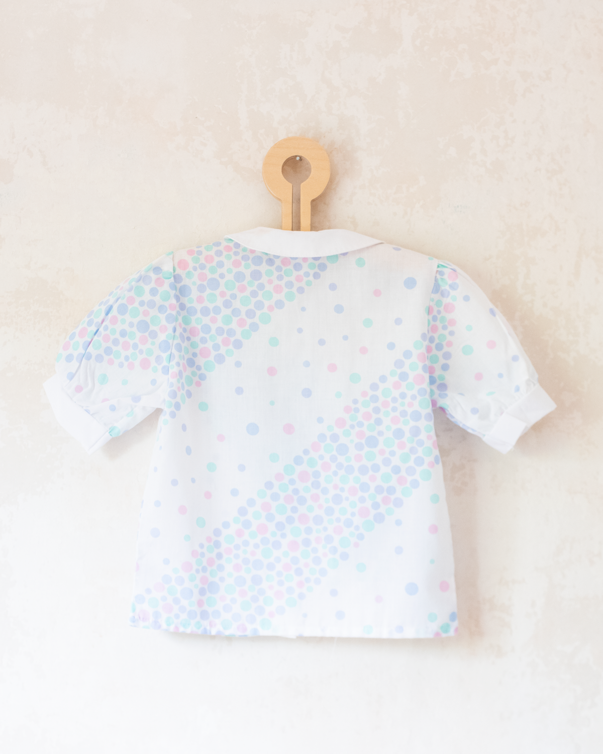 Button-down shirt with pastel dots | 4-5 years