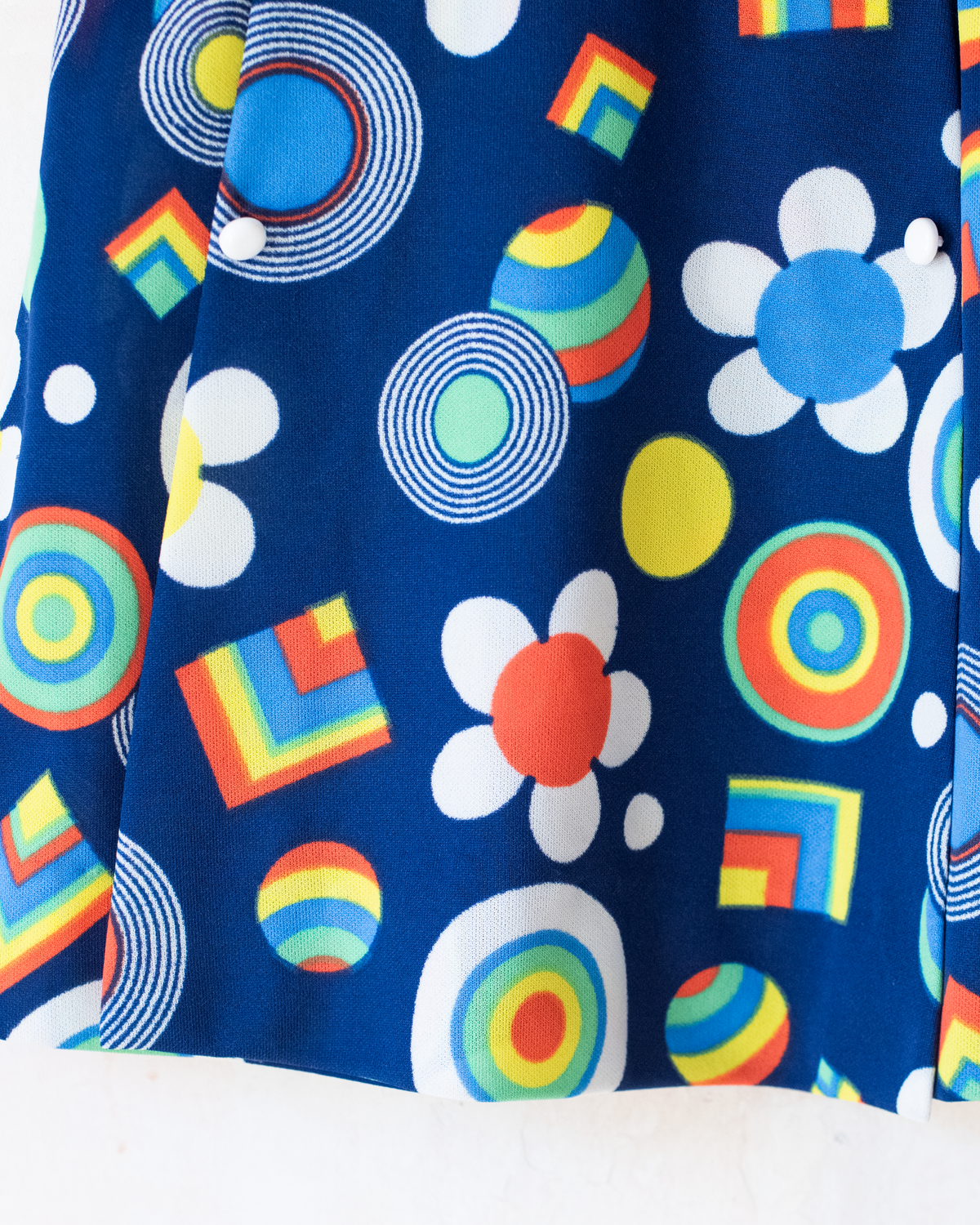 Colorful floral dress from the seventies | 6-7 years