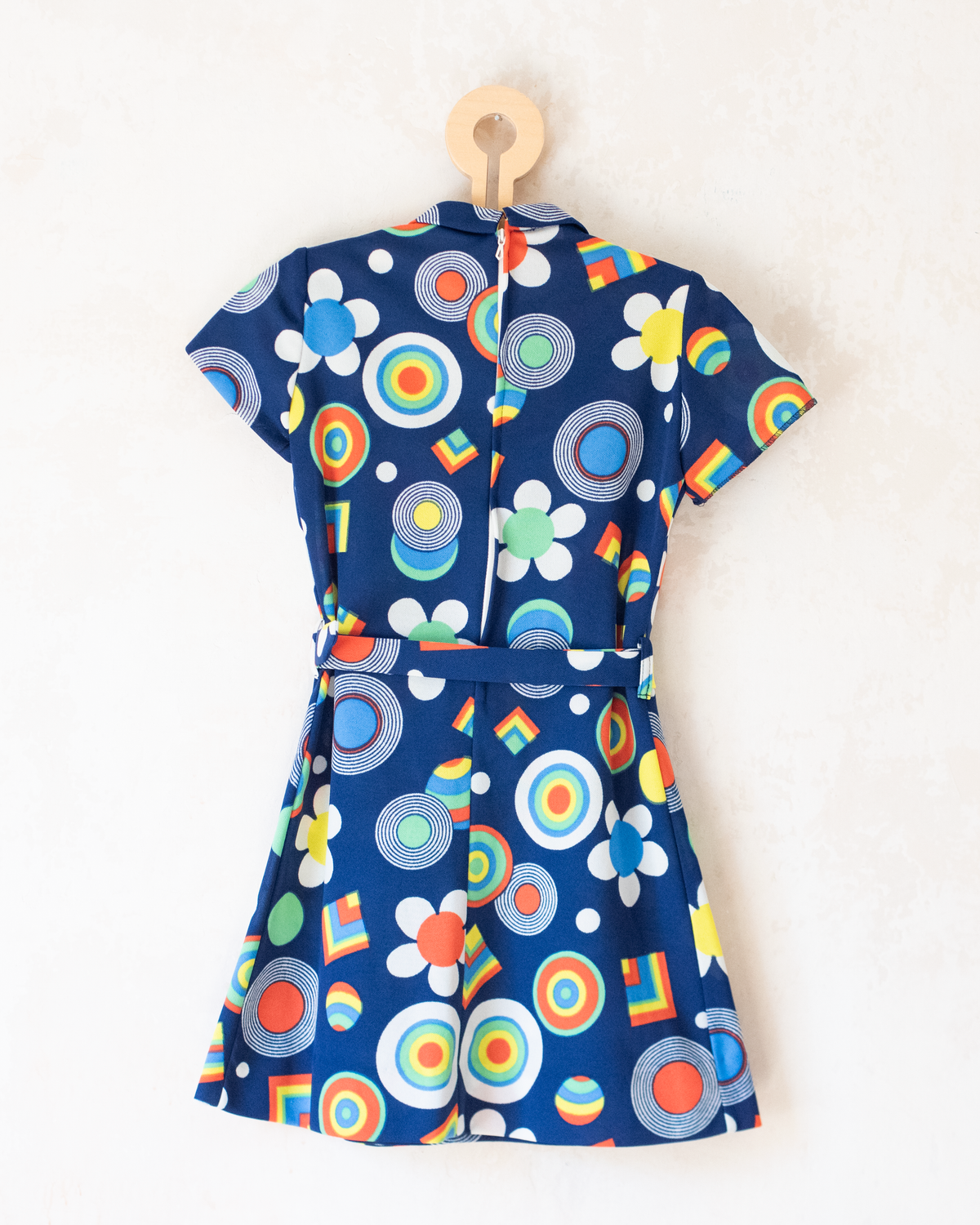 Colorful floral dress from the seventies | 6-7 years