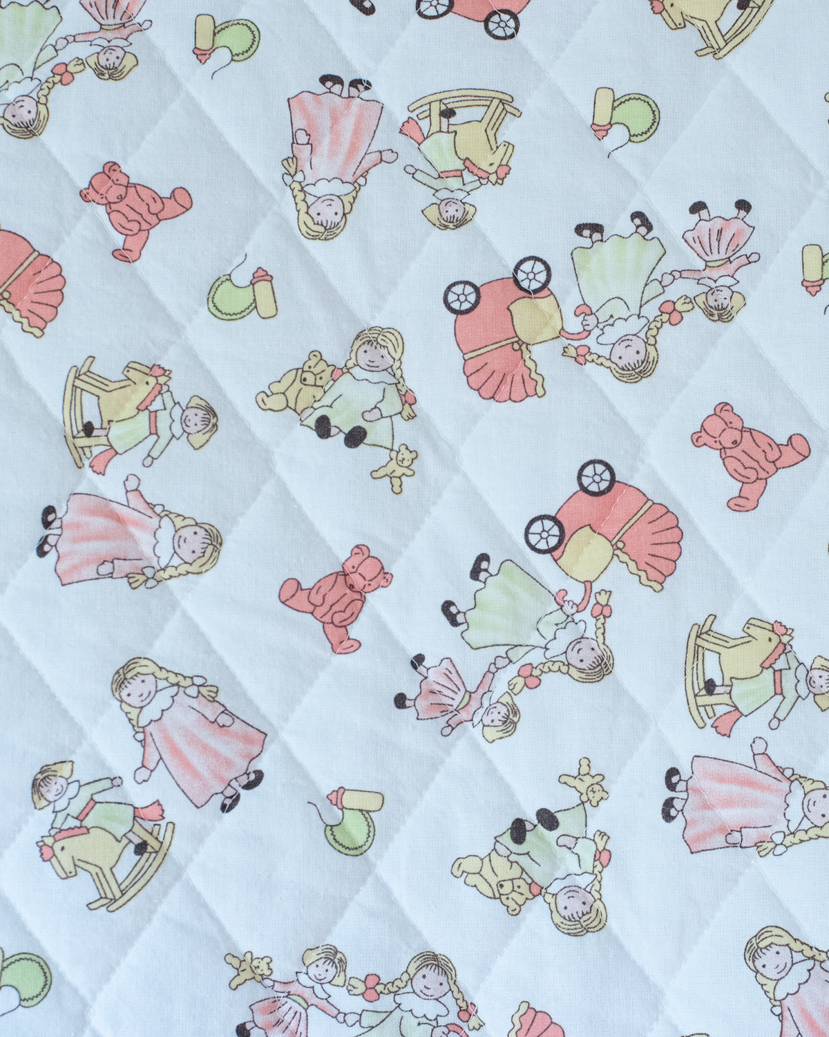 Quilted jacket with children's prints | 10-11 years