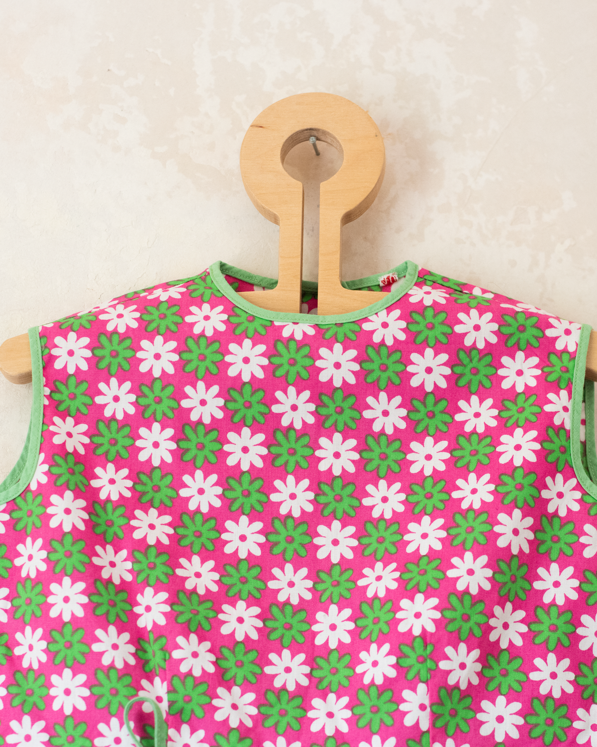 Sixties pink and green floral set | 18-24 months