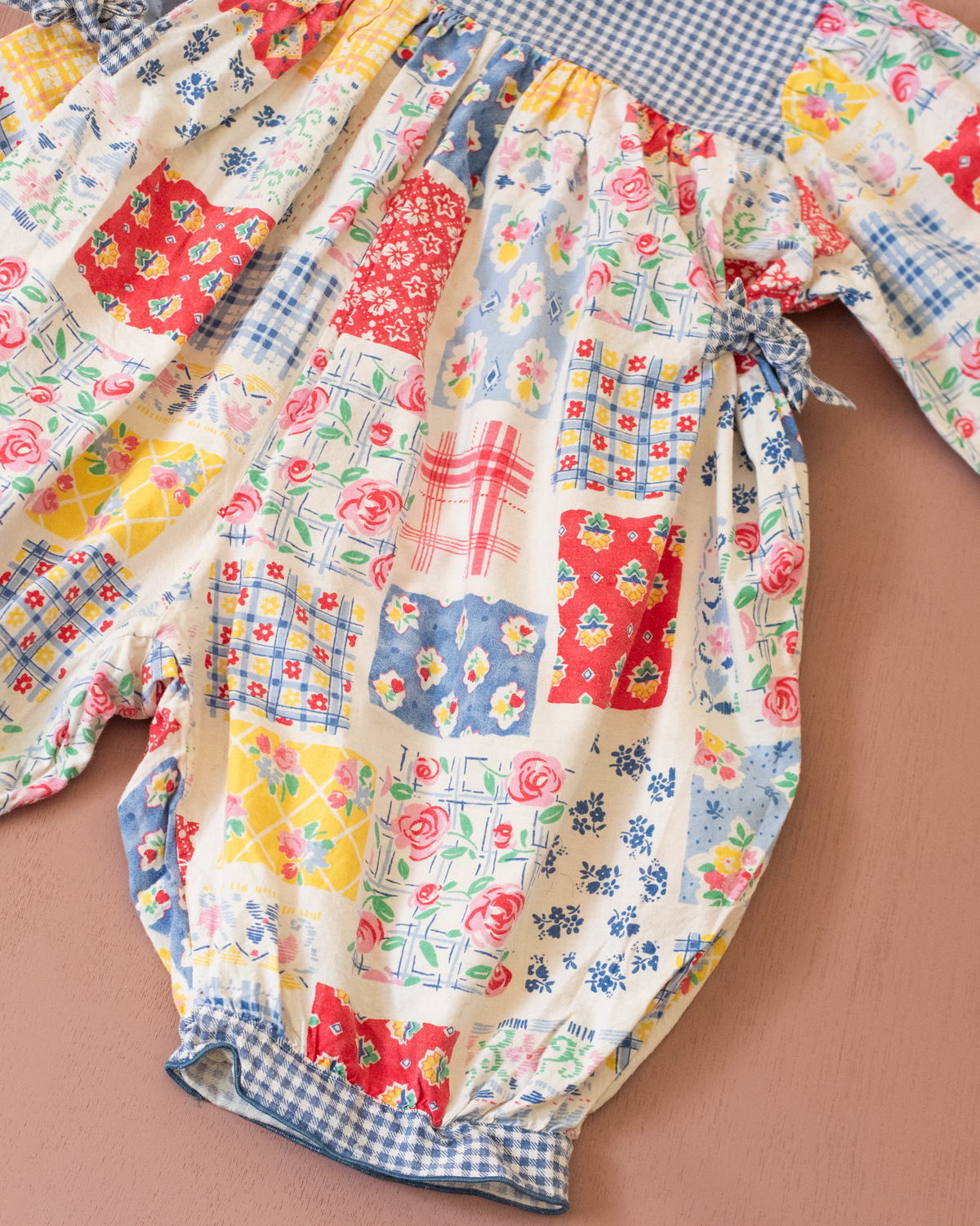 Nostalgic Patchwork Romper | 2-3 Years