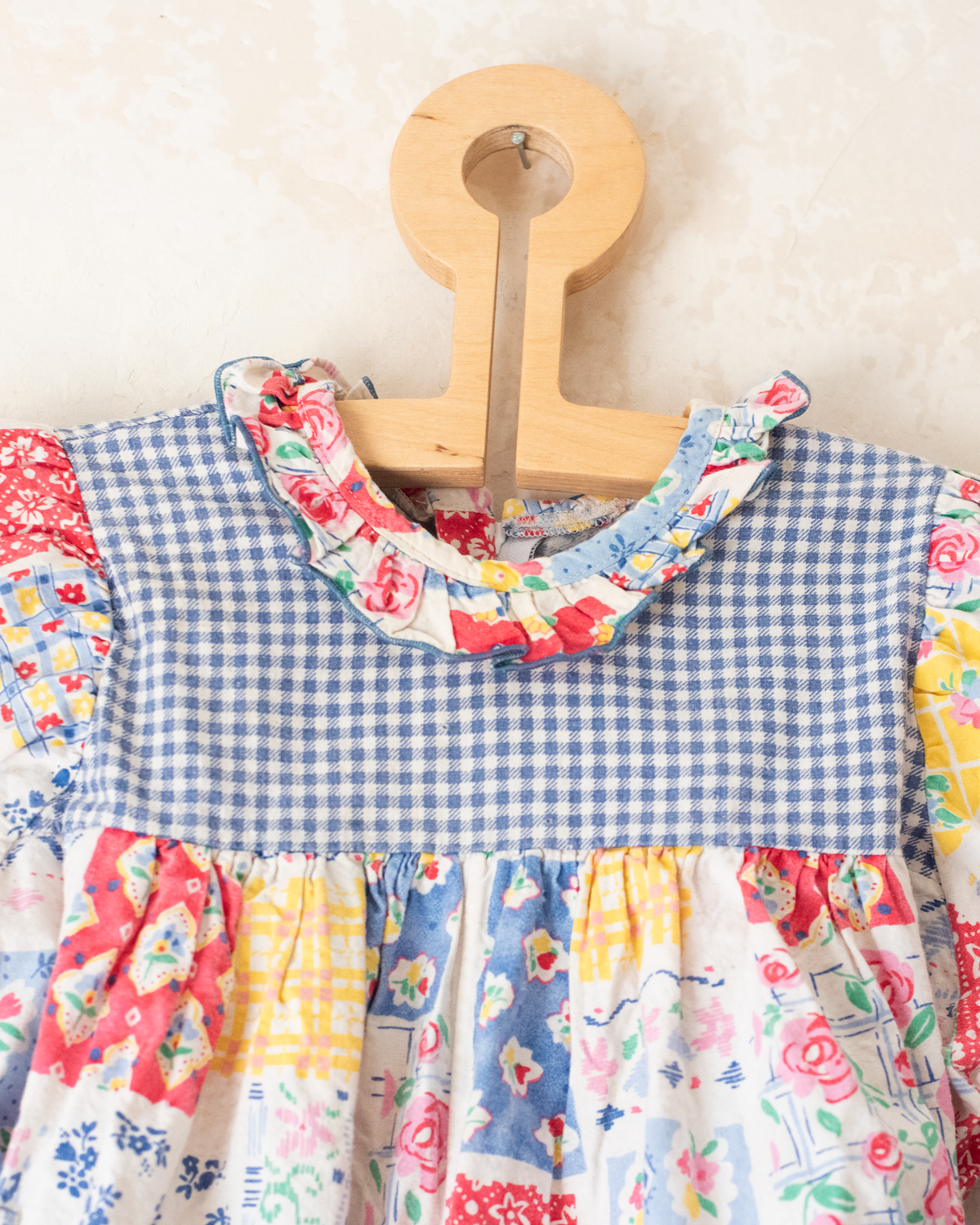 Nostalgic Patchwork Romper | 2-3 Years