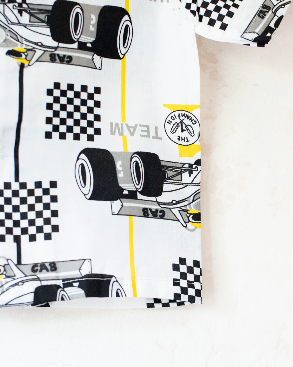 Race Car Button-Up Shirt | French Deadstock | 18-24 Months