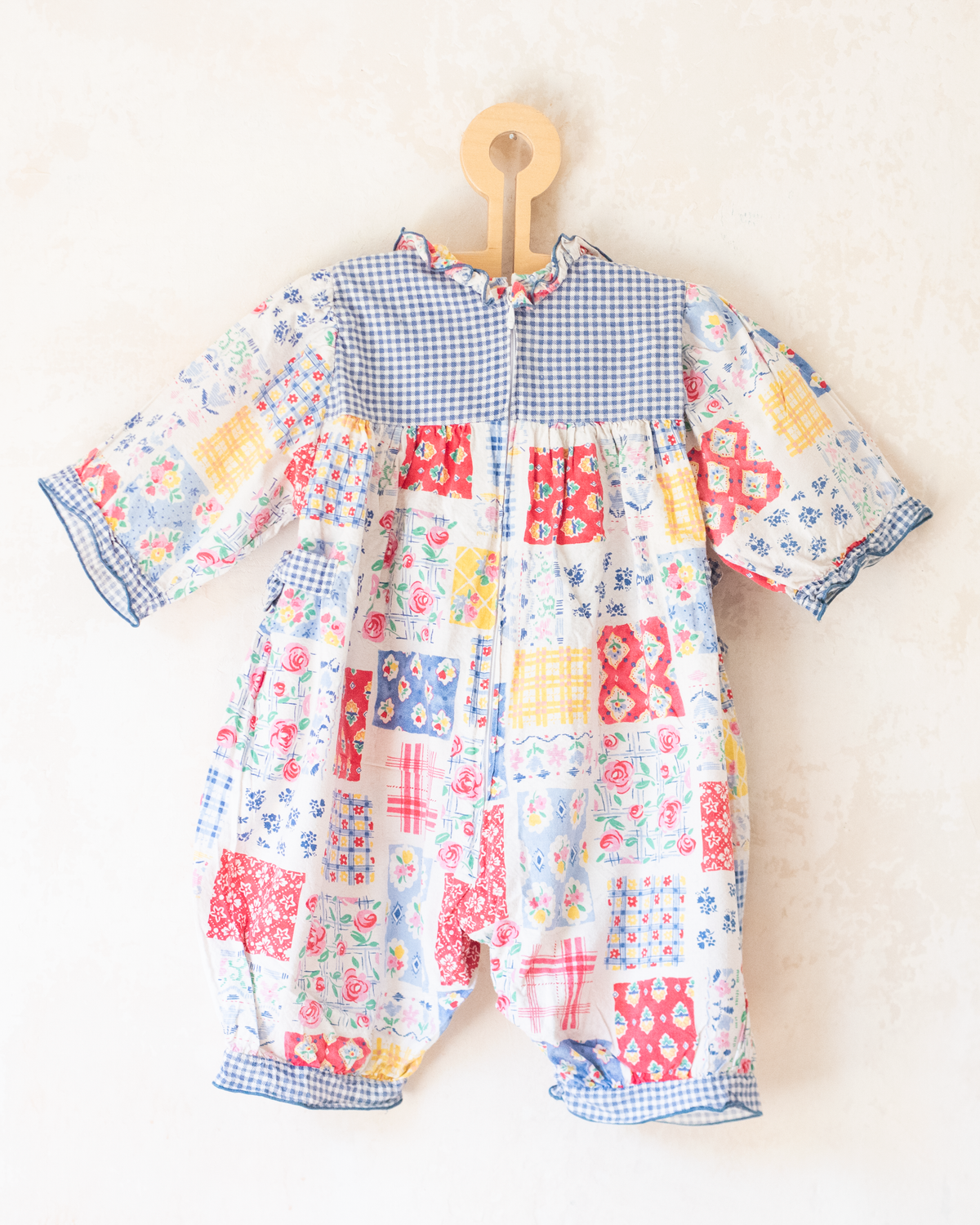 Nostalgic Patchwork Romper | 2-3 Years