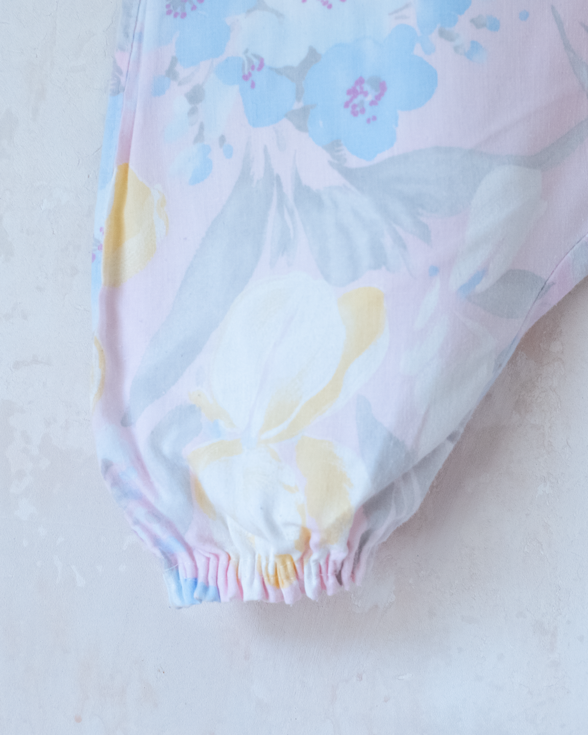 Pink floral jumpsuit | 9-12 months
