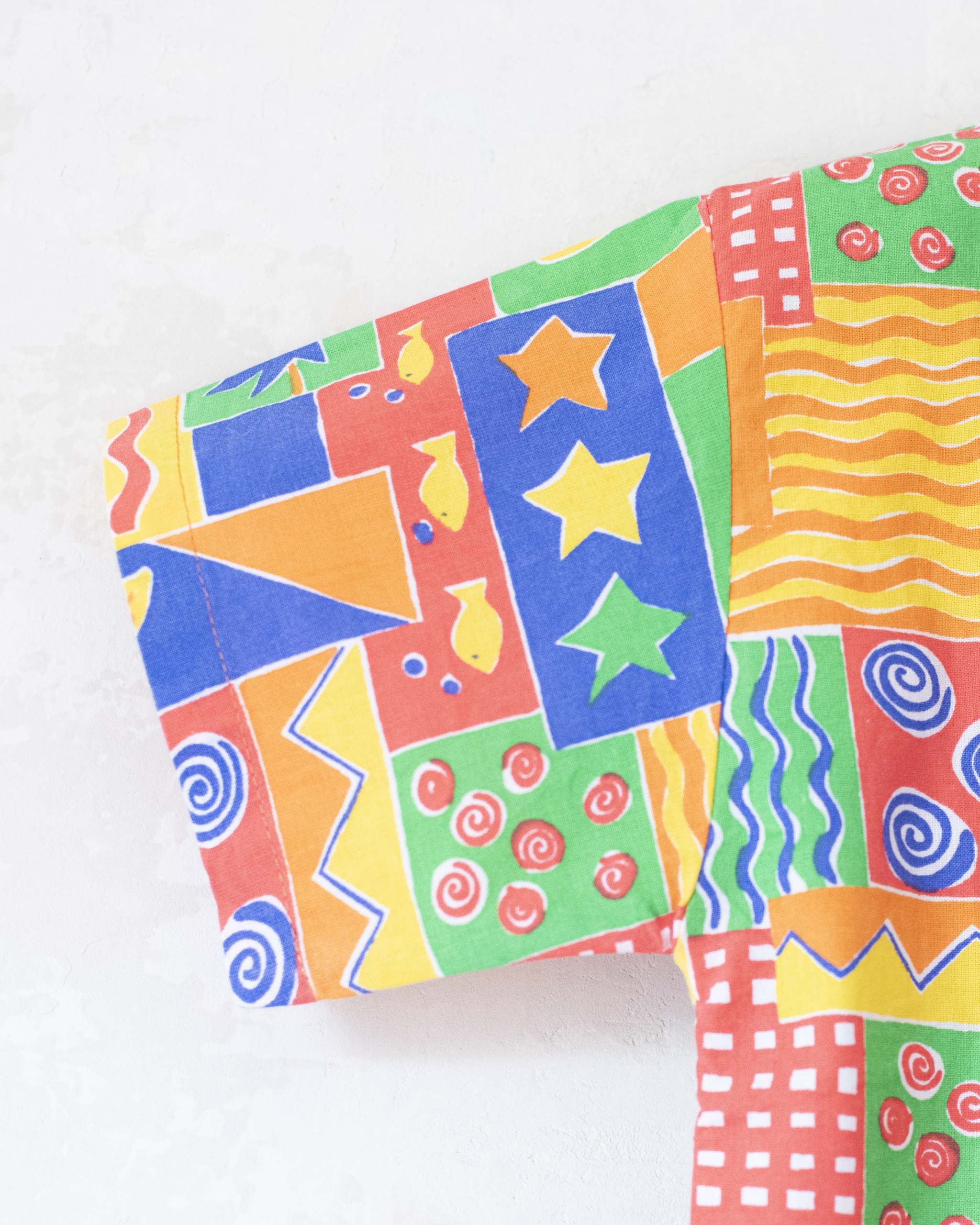 חולצת מכופתרת צבעונית מהאייטיז | 3-4 שנים