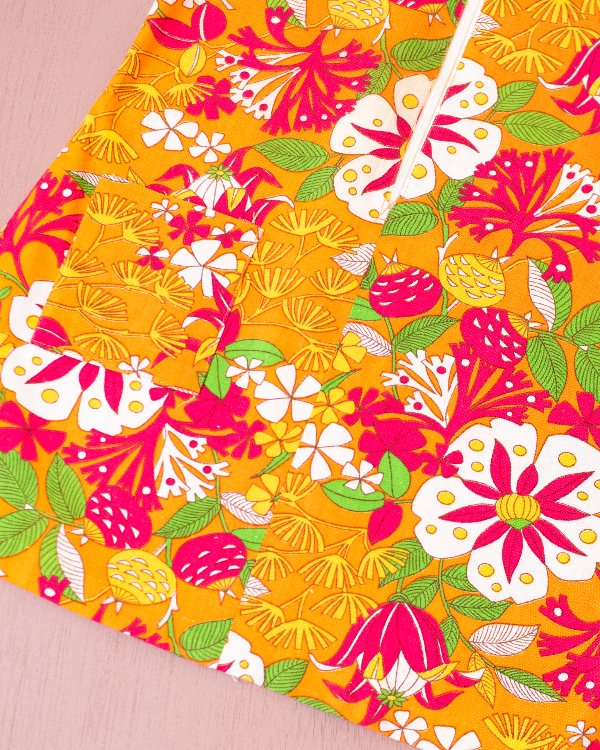 שמלה צרפתית צבעונית מהסיקסטיז | 2-3 שנים