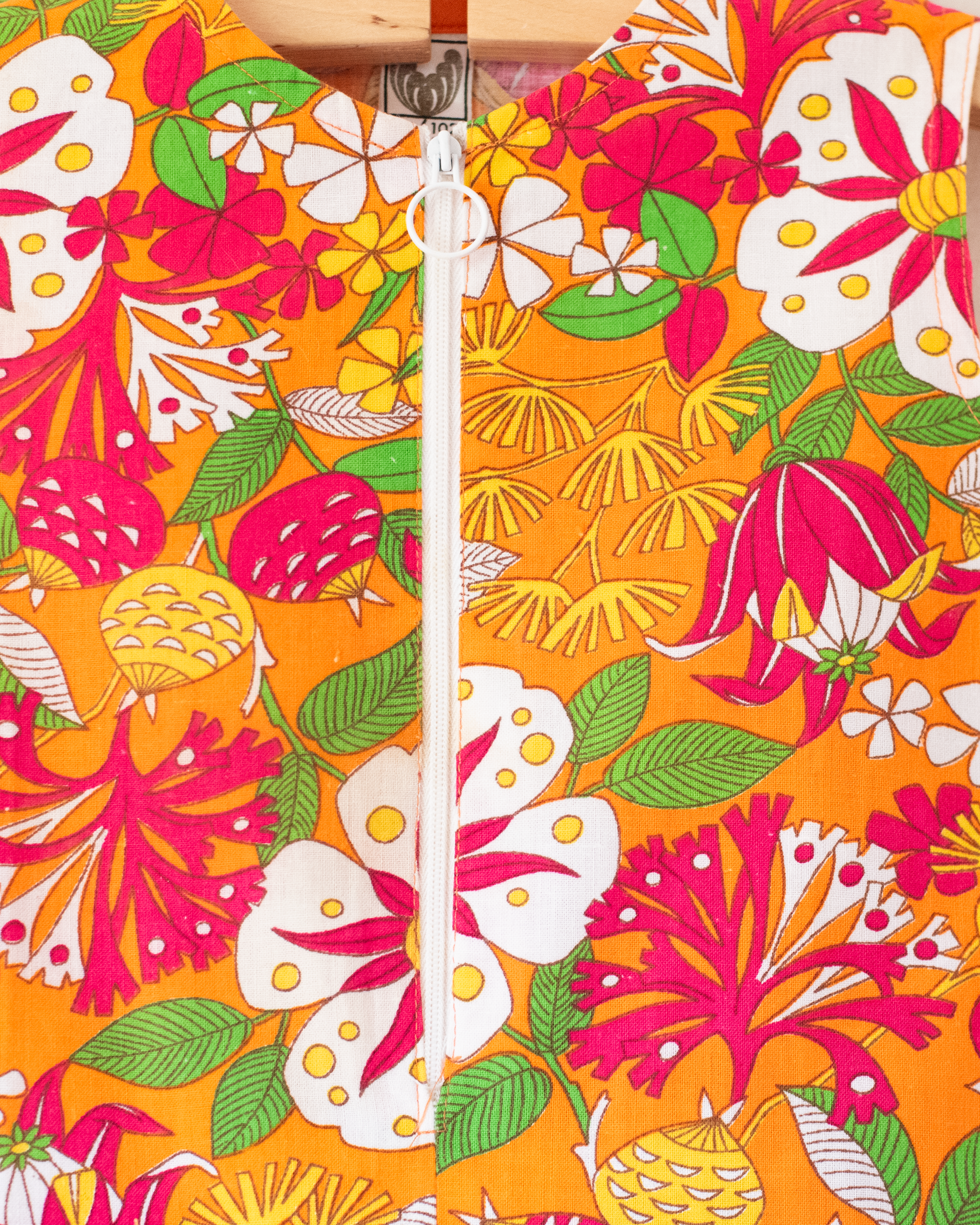 שמלה צרפתית צבעונית מהסיקסטיז | 2-3 שנים