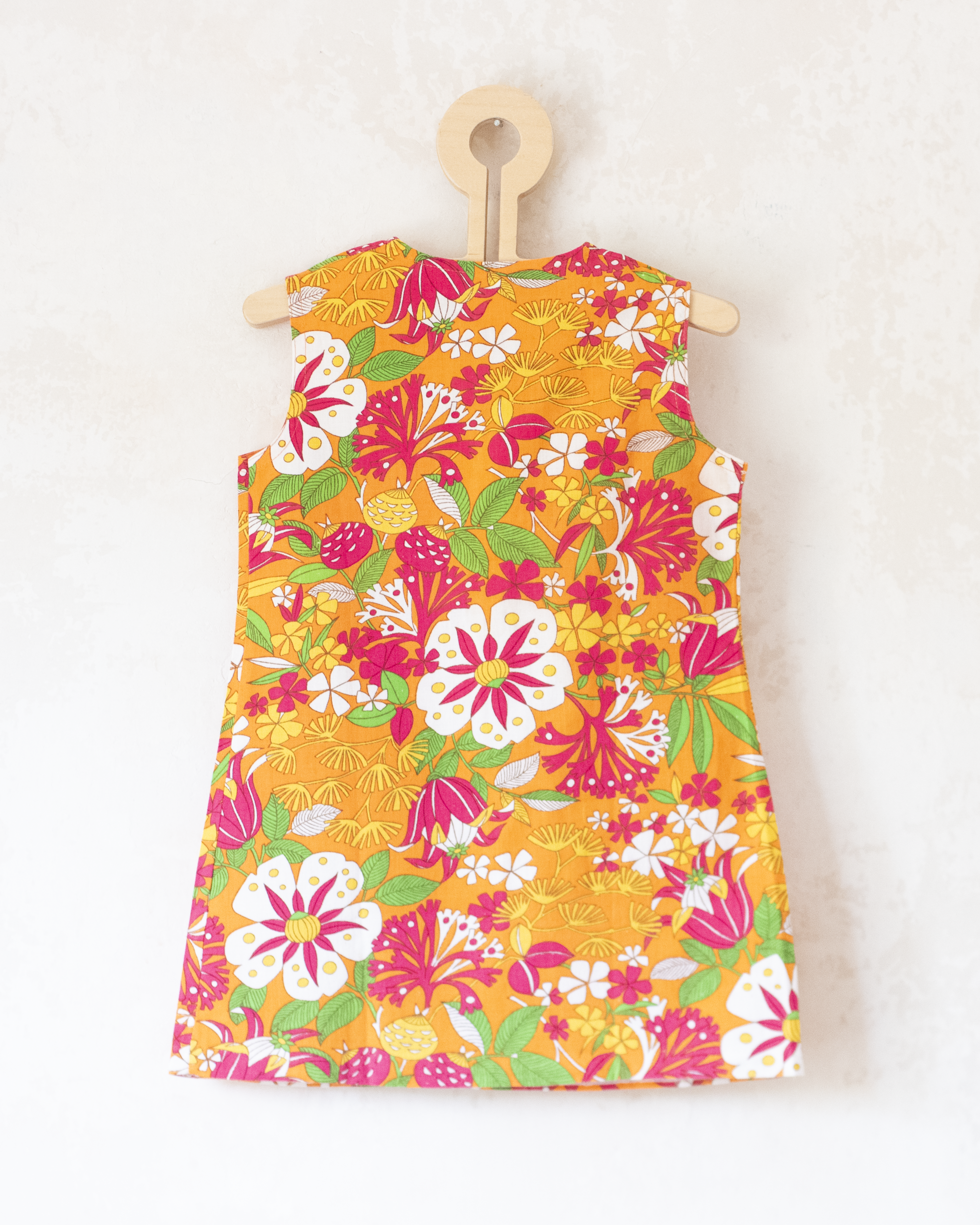 שמלה צרפתית צבעונית מהסיקסטיז | 2-3 שנים