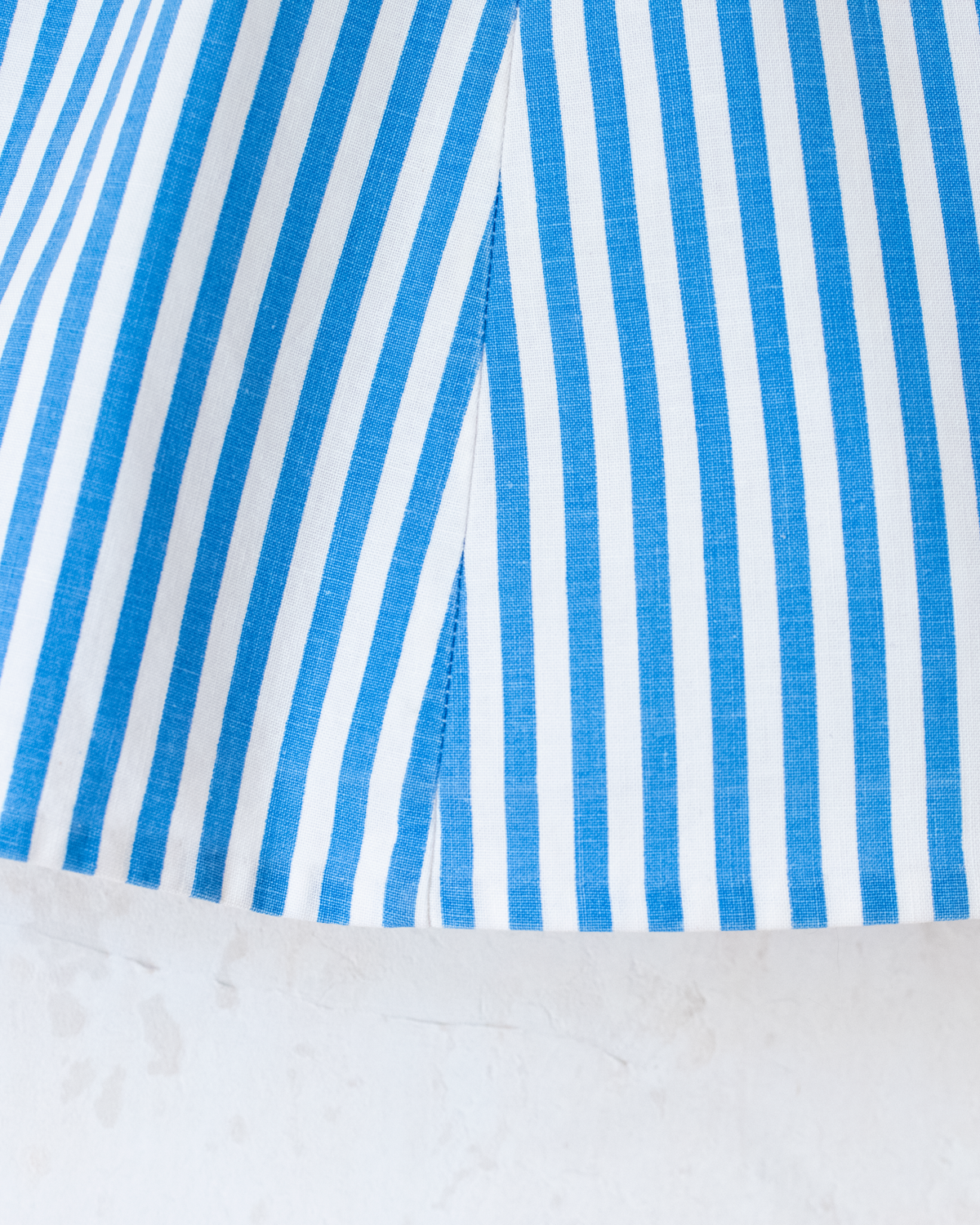 Striped tunic with embroidered fish and ducks | 6-9 months