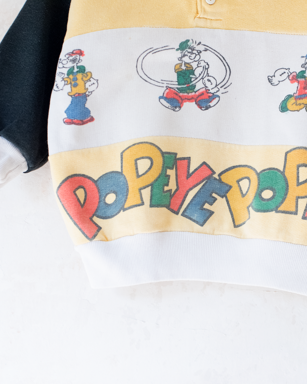 Vintage sweatshirt with Popeye prints | 12-18 months