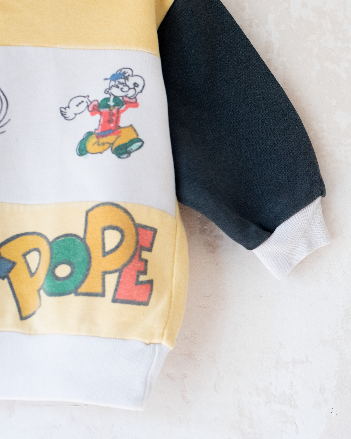 Vintage sweatshirt with Popeye prints | 12-18 months