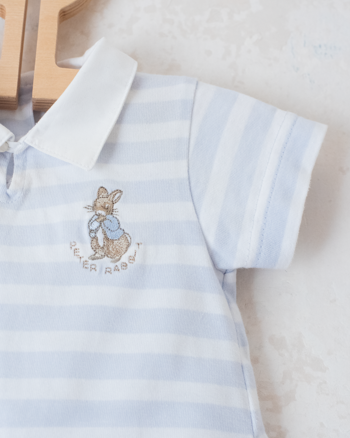 Overalls with Peter Rabbit embroidery | 3-6 months