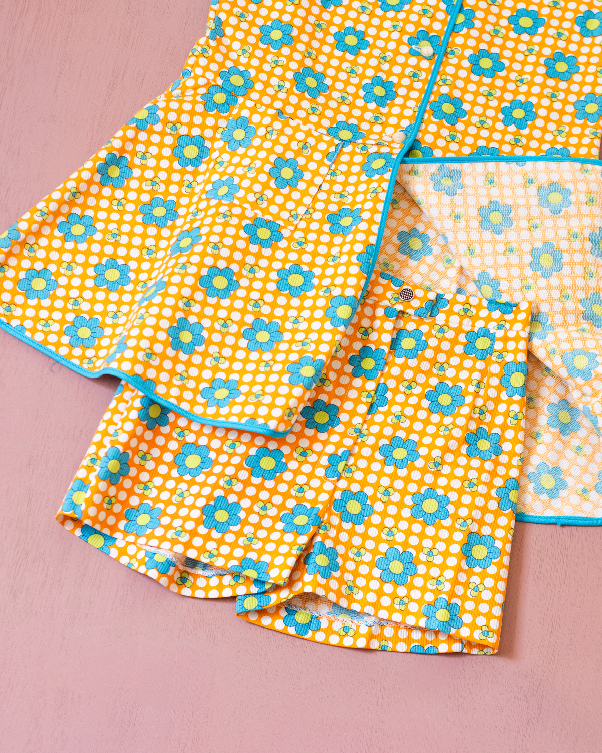 Seventies Floral Set | Dead Stock | 8-9 Years