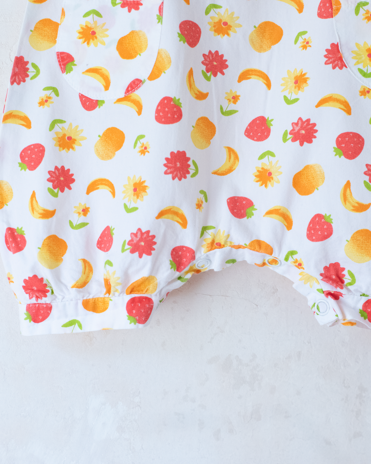 Fruit romper with wide collar | 0-3 months